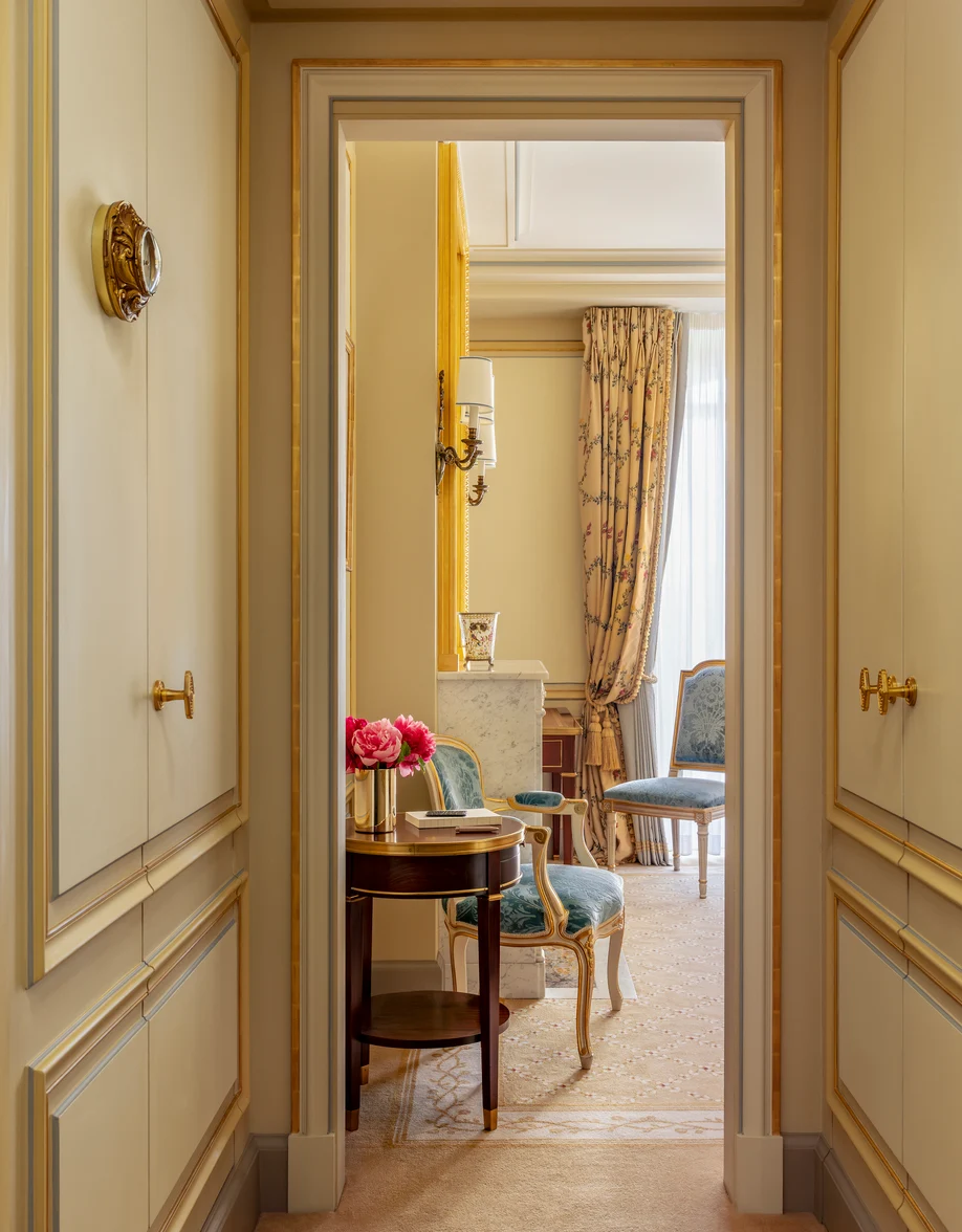 Entrance to a Superior Room at the Ritz Paris