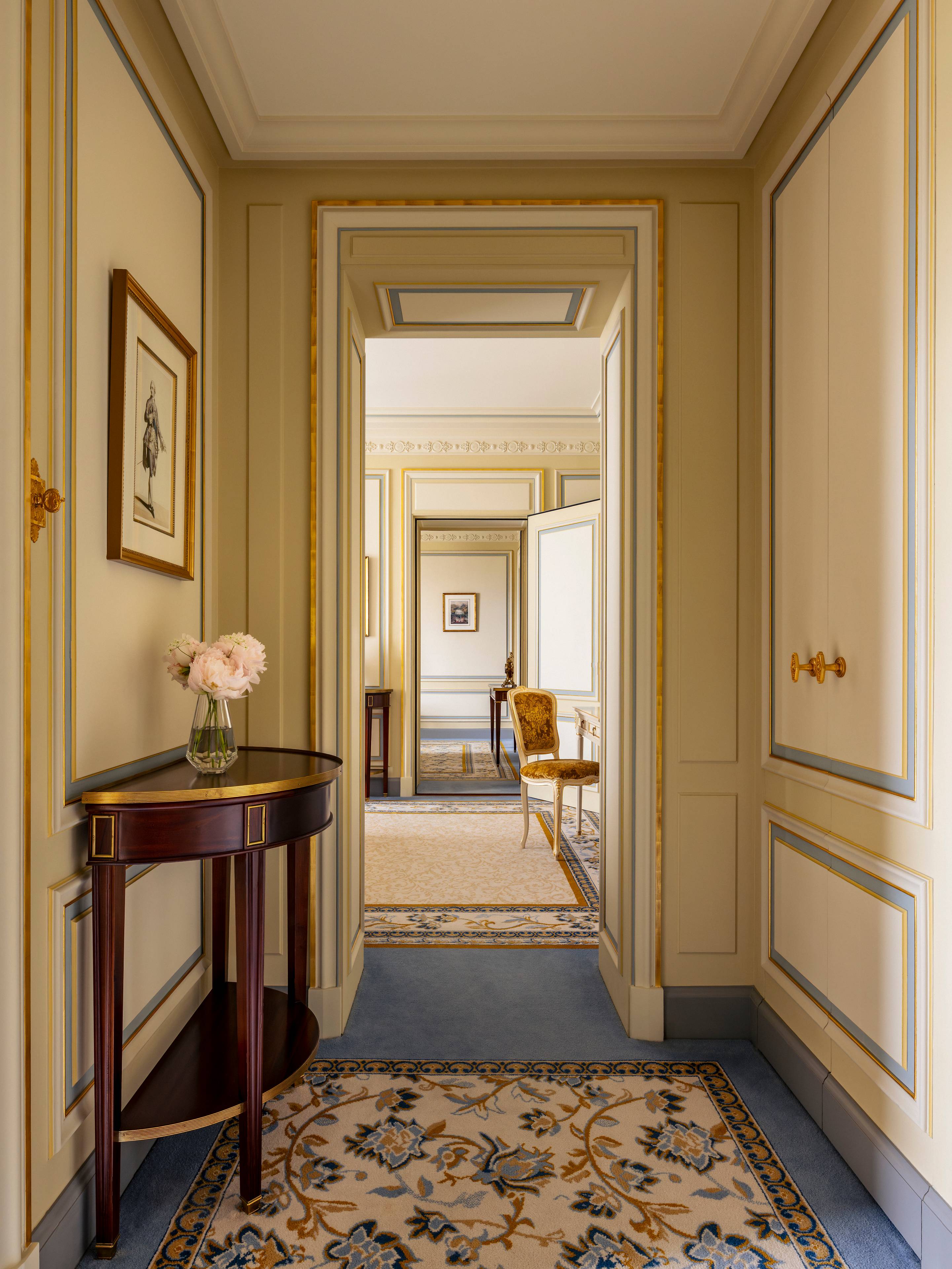 View of the Grand Garden from a Deluxe Suite at the Ritz Paris