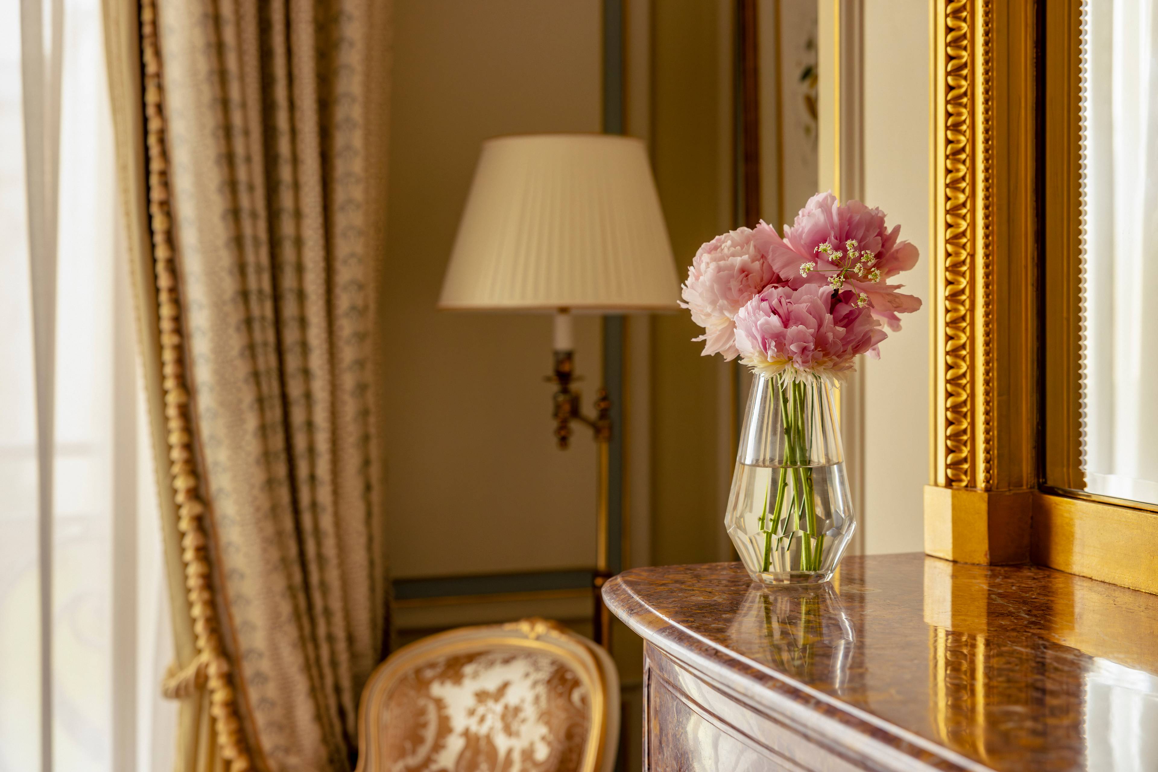 View of the Grand Garden from a Deluxe Suite at the Ritz Paris