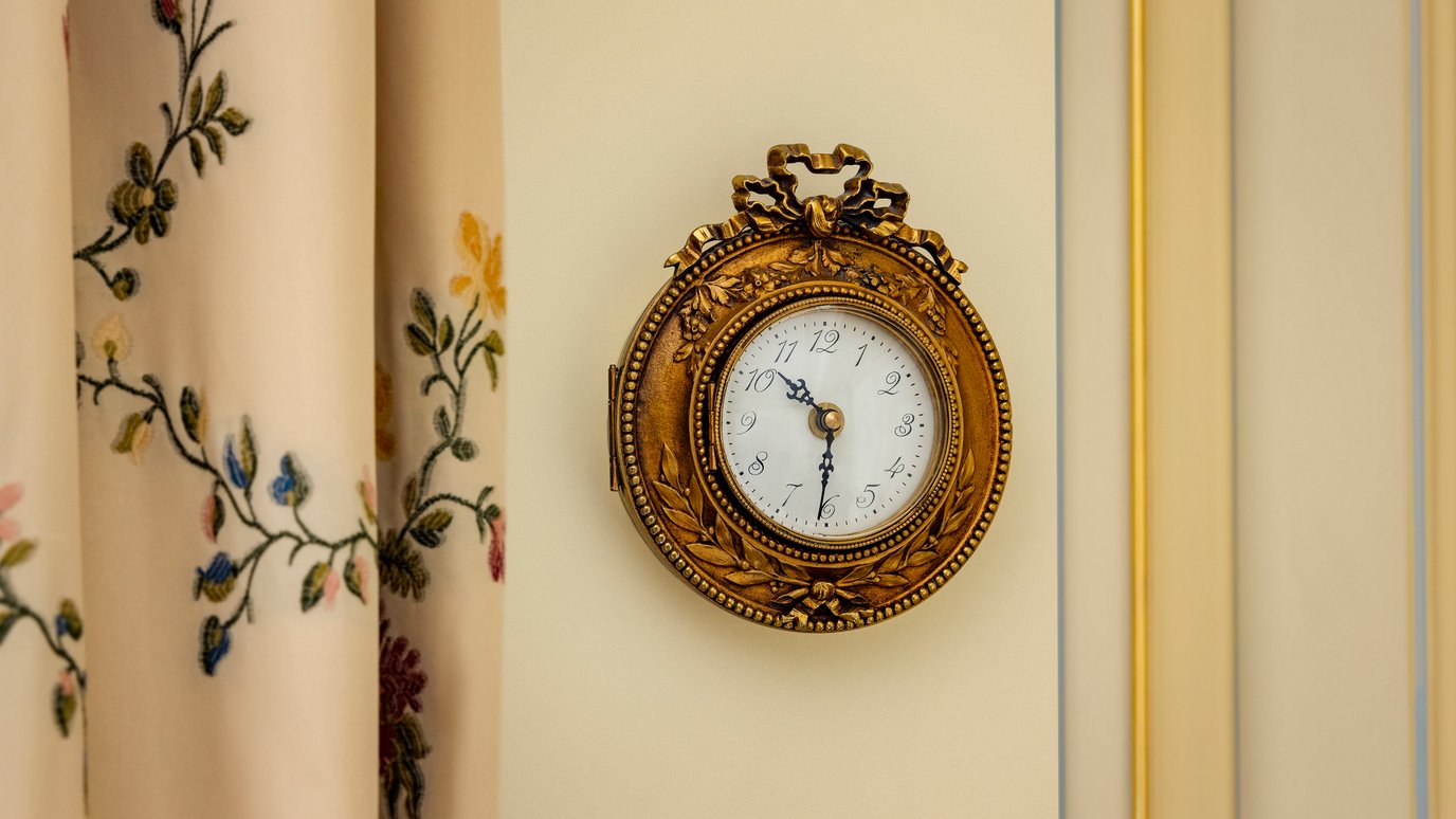 Clock in an Executive Suite at the Ritz Paris