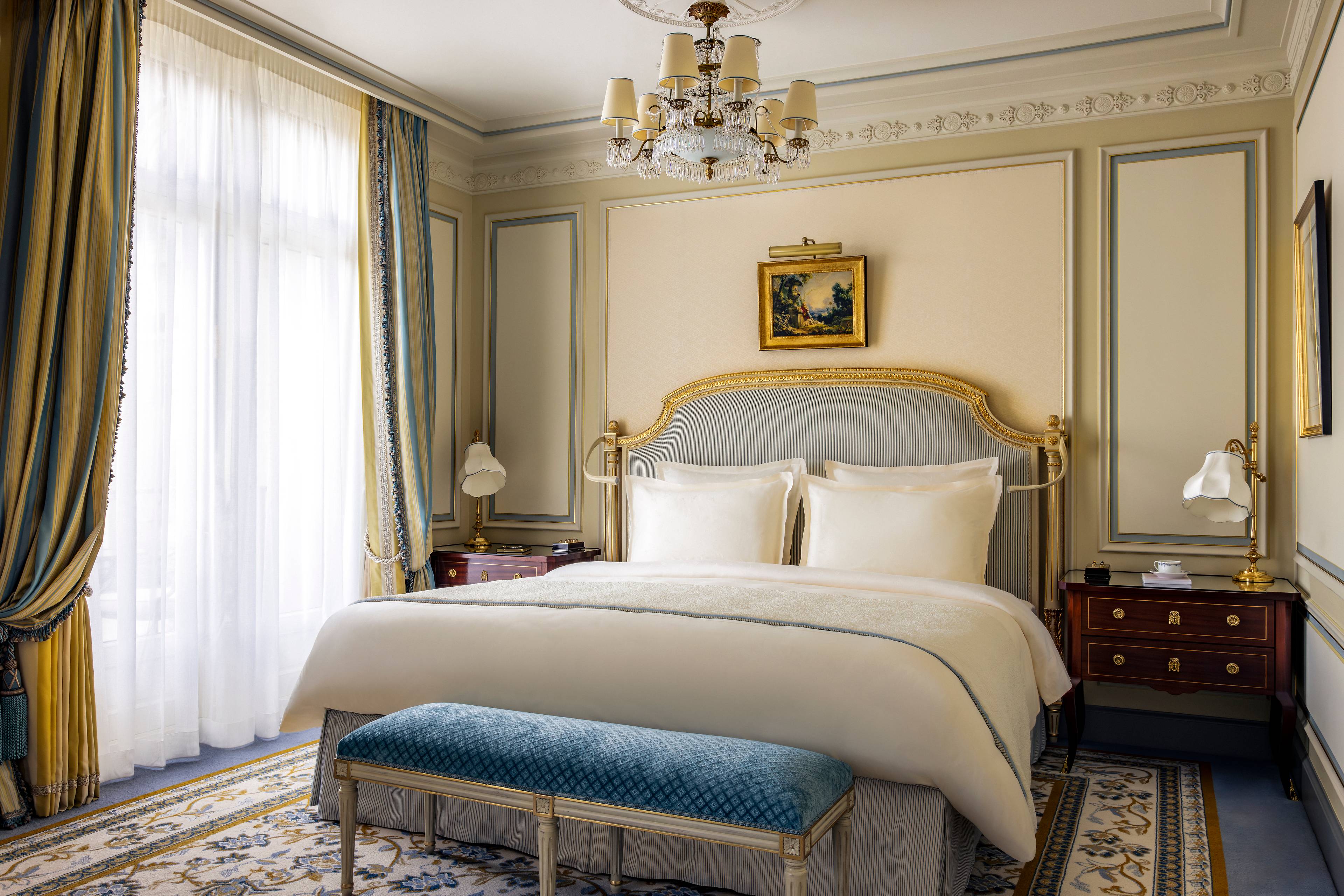 Desk in a Junior Deluxe Suite at the Ritz Paris