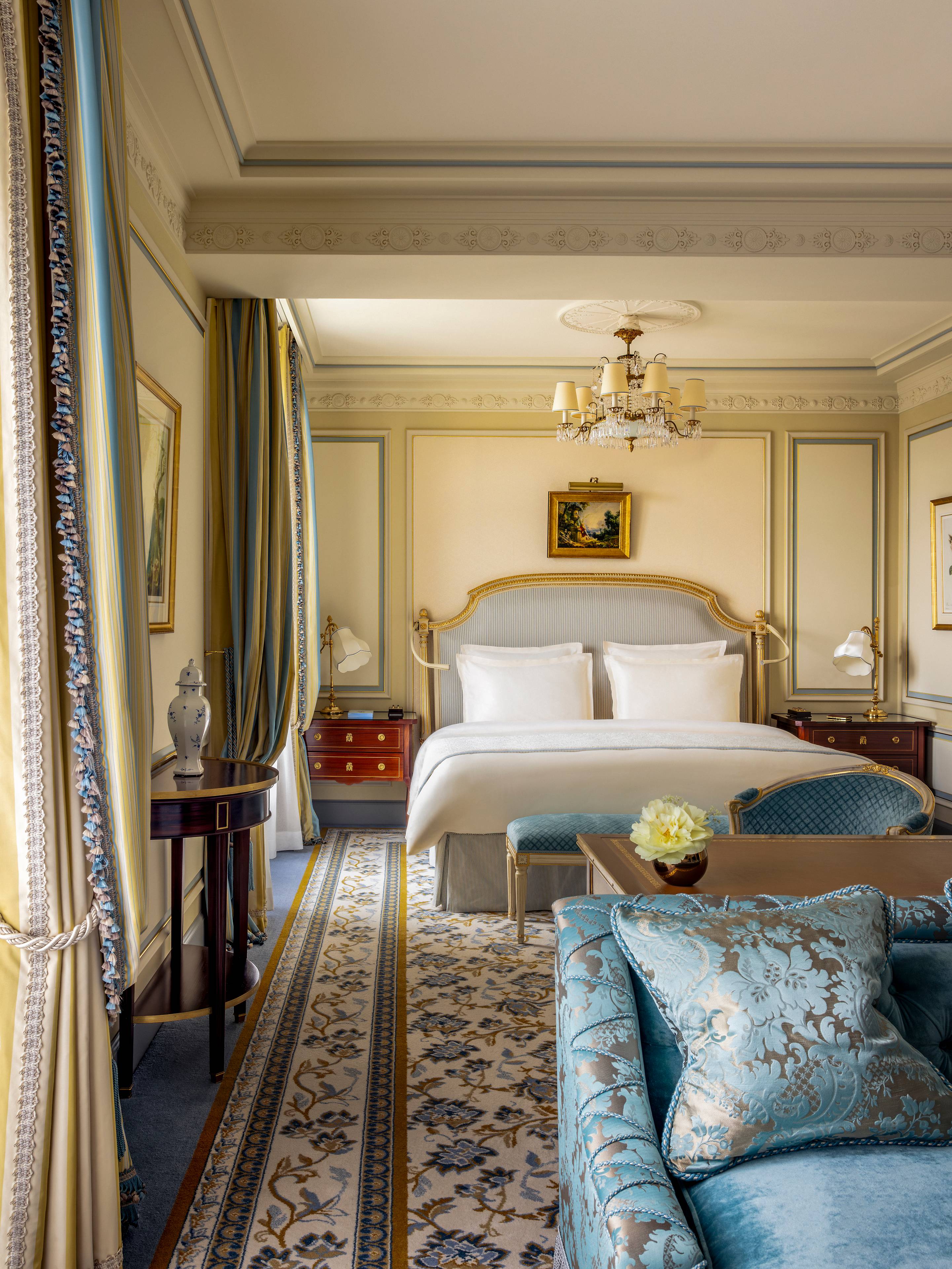 Desk in a Junior Deluxe Suite at the Ritz Paris