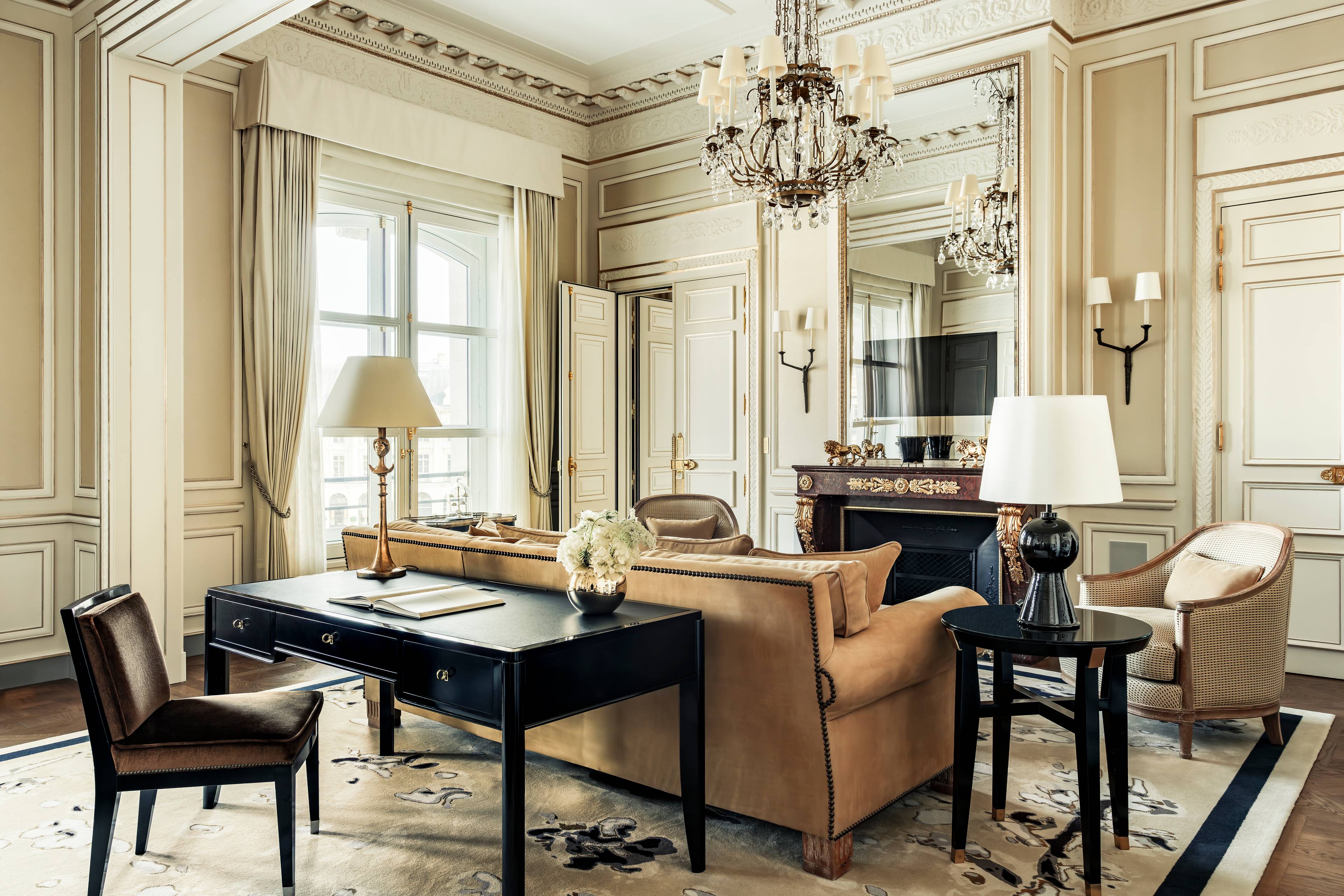 Bedroom of the Prestige Coco Chanel Suite at the Ritz Paris