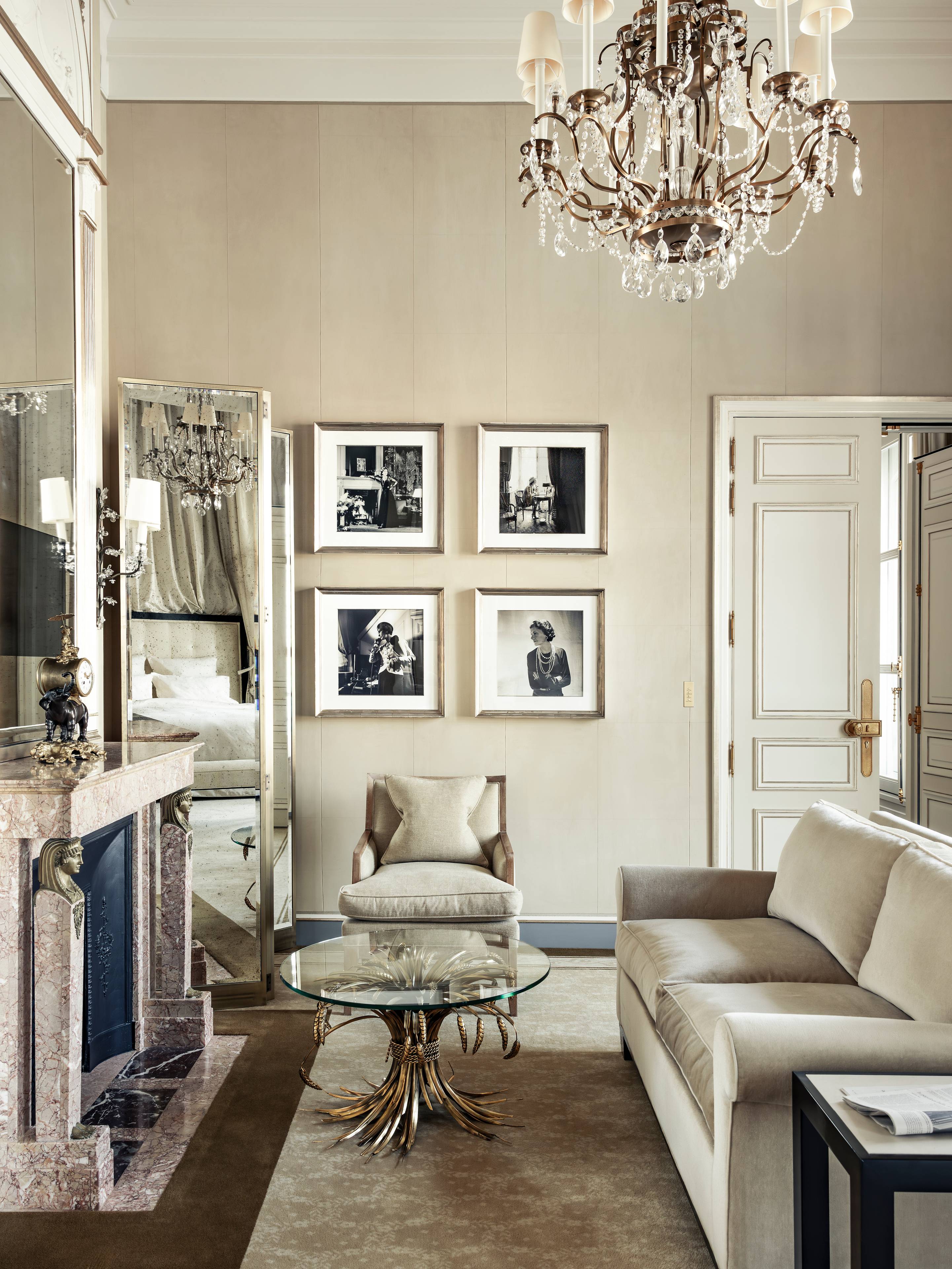 Chambre de la Suite de Prestige Coco Chanel au Ritz Paris