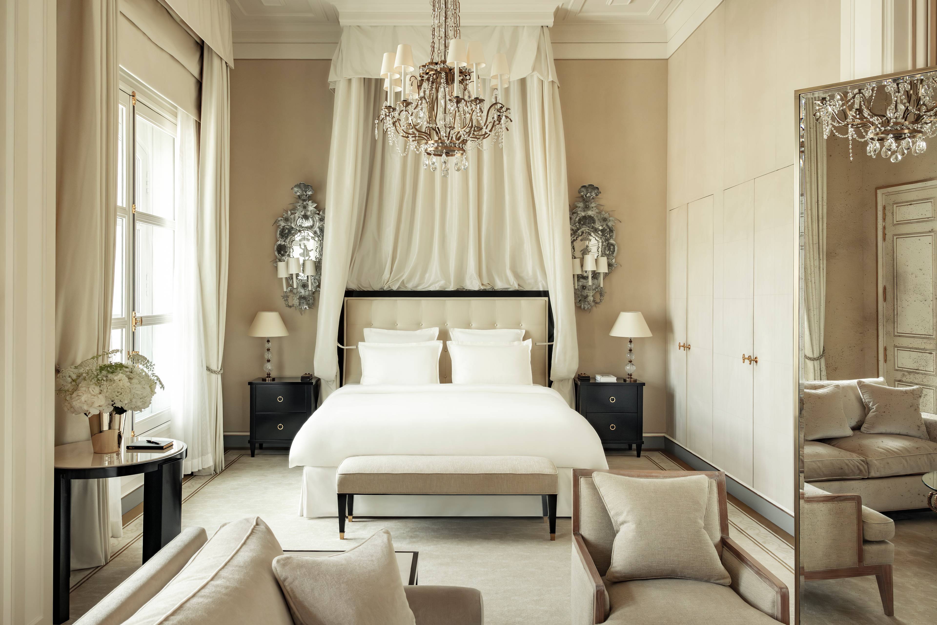 Bedroom of the Prestige Coco Chanel Suite at the Ritz Paris