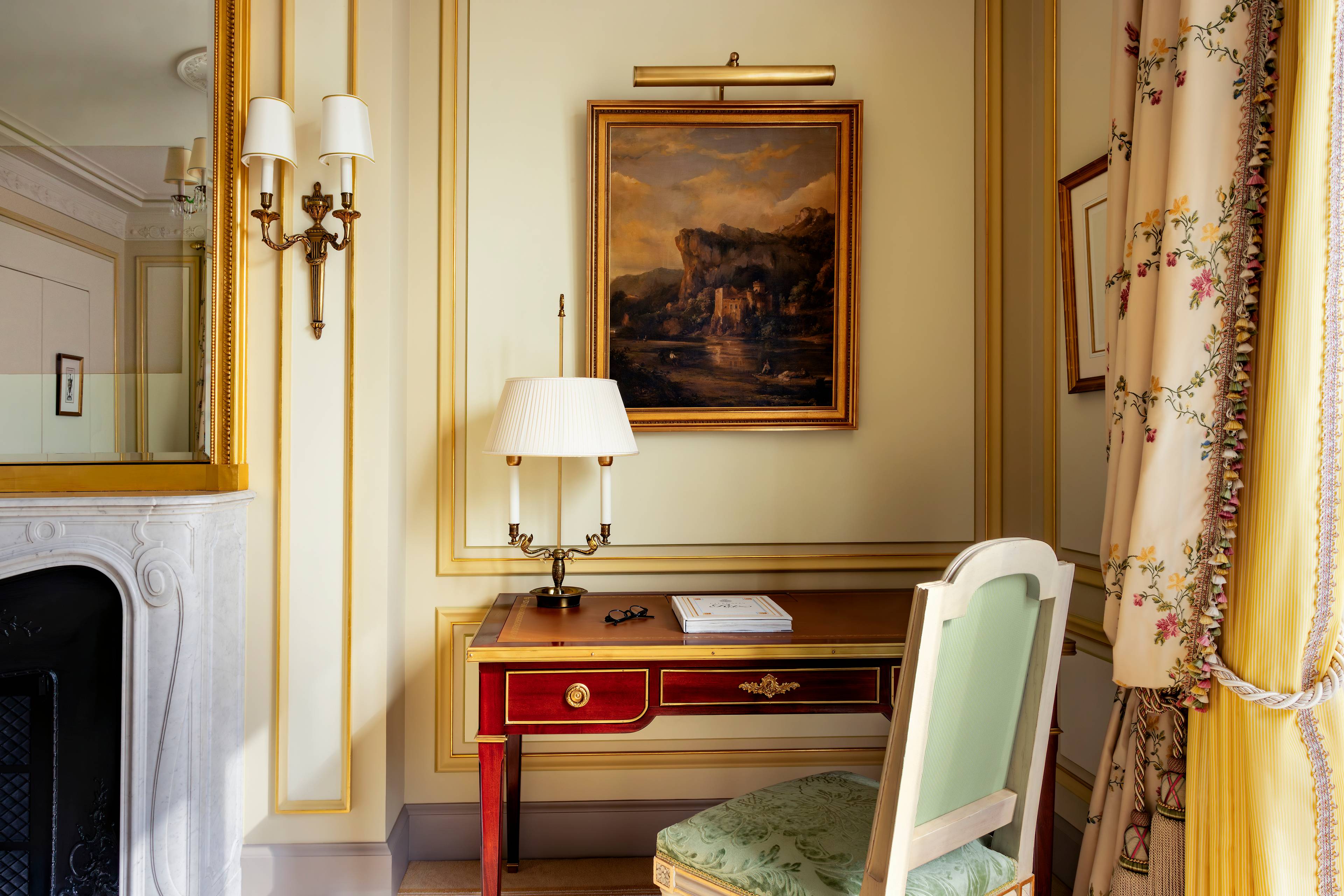 Bed in a Deluxe Room at the Ritz Paris