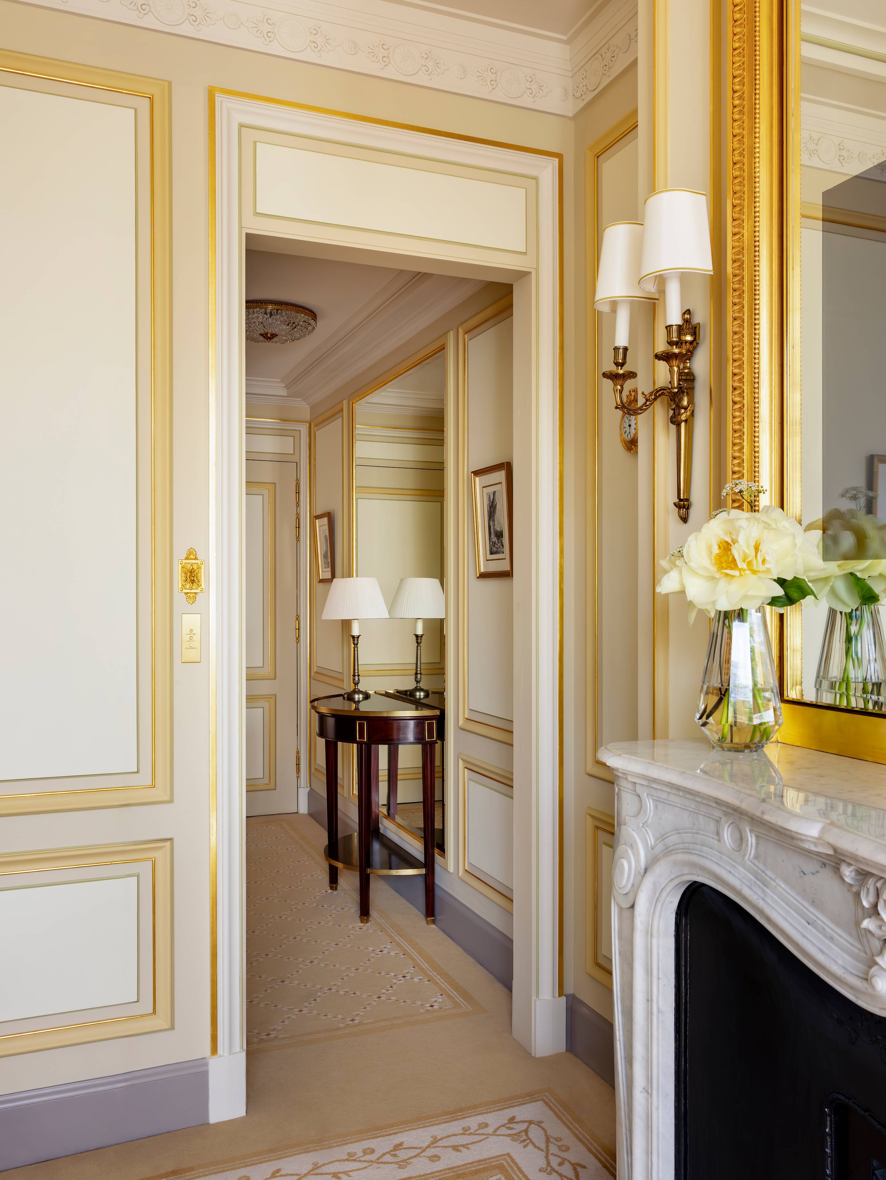 Bed in a Deluxe Room at the Ritz Paris