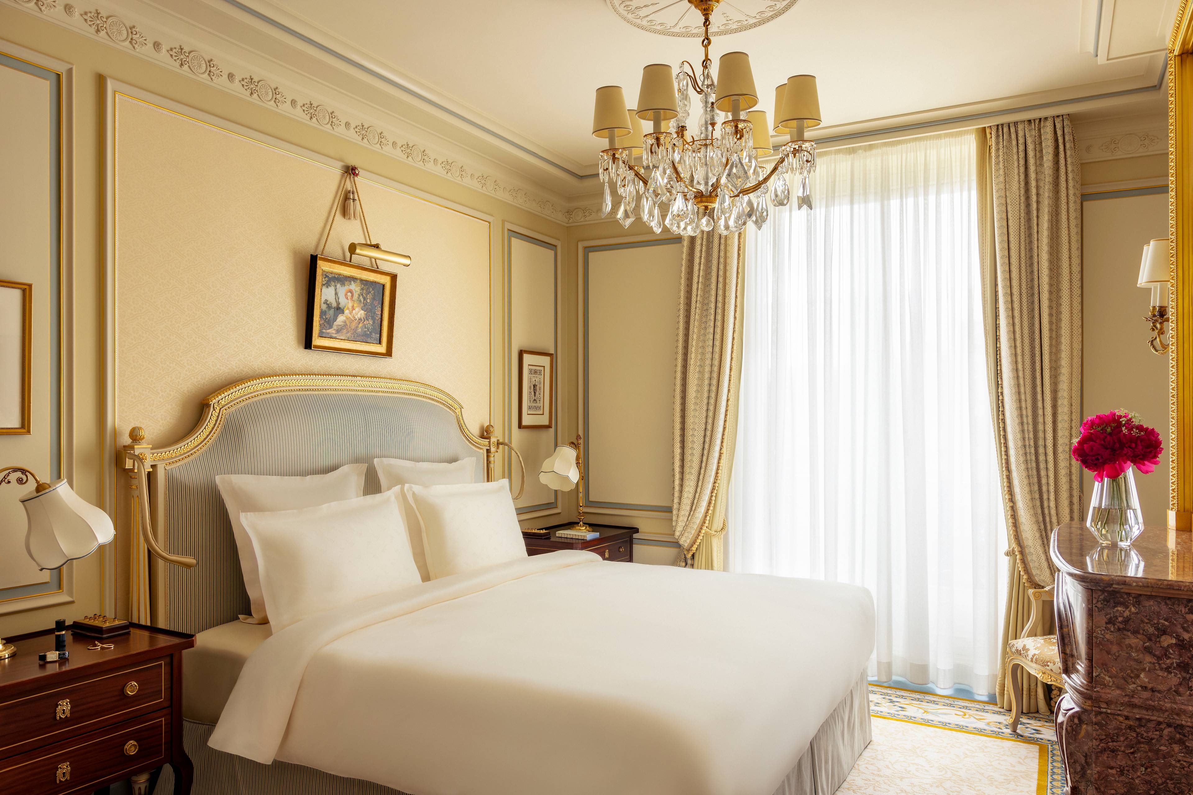 View of the Grand Garden from a Deluxe Suite at the Ritz Paris