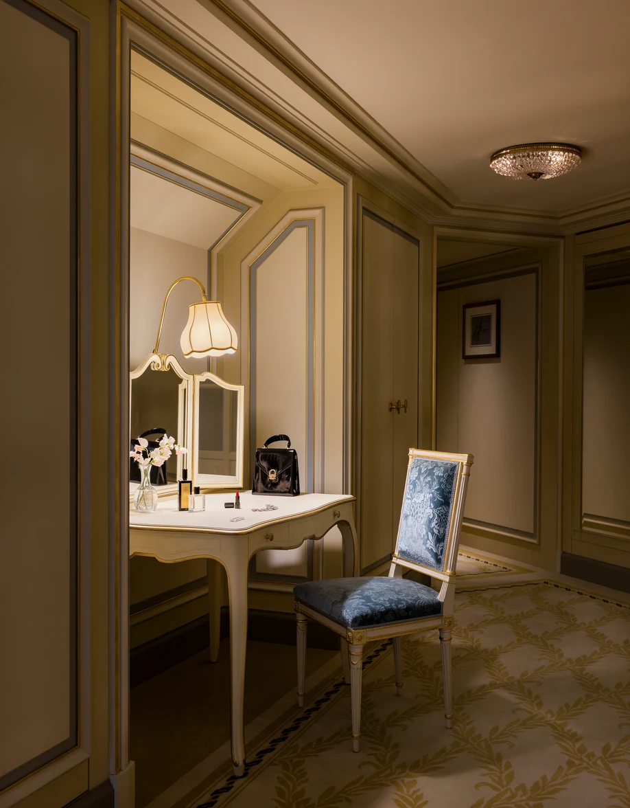 Coiffeuse de la Suite de Prestige Appartement Ritz au Ritz Paris