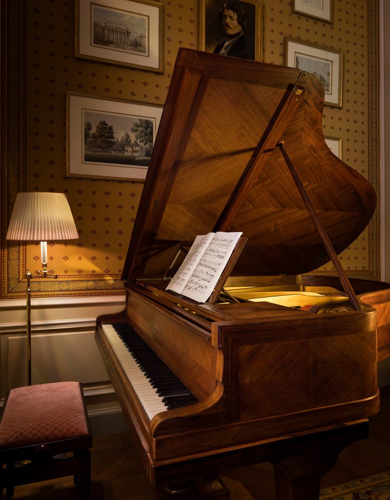 Piano in the Prestige Chopin Suite at the Ritz Paris