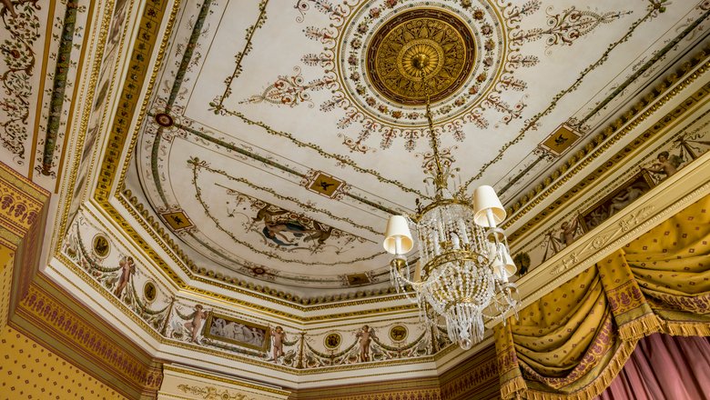 Chandelier in the Prestige Chopin Suite at the Ritz Paris