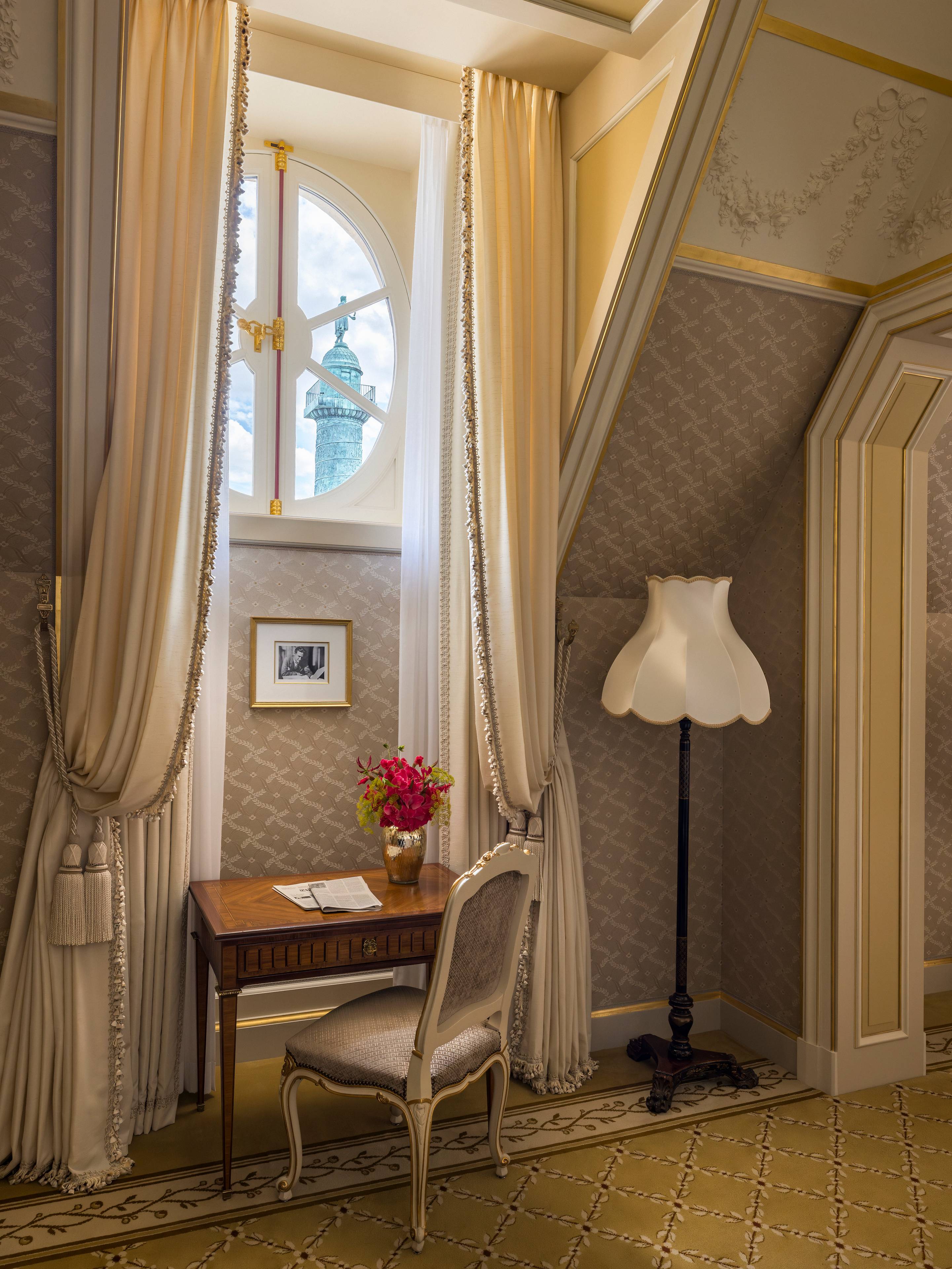 Bedroom in the Prestige F. Scott Fitzgerald Suite at the Ritz Paris
