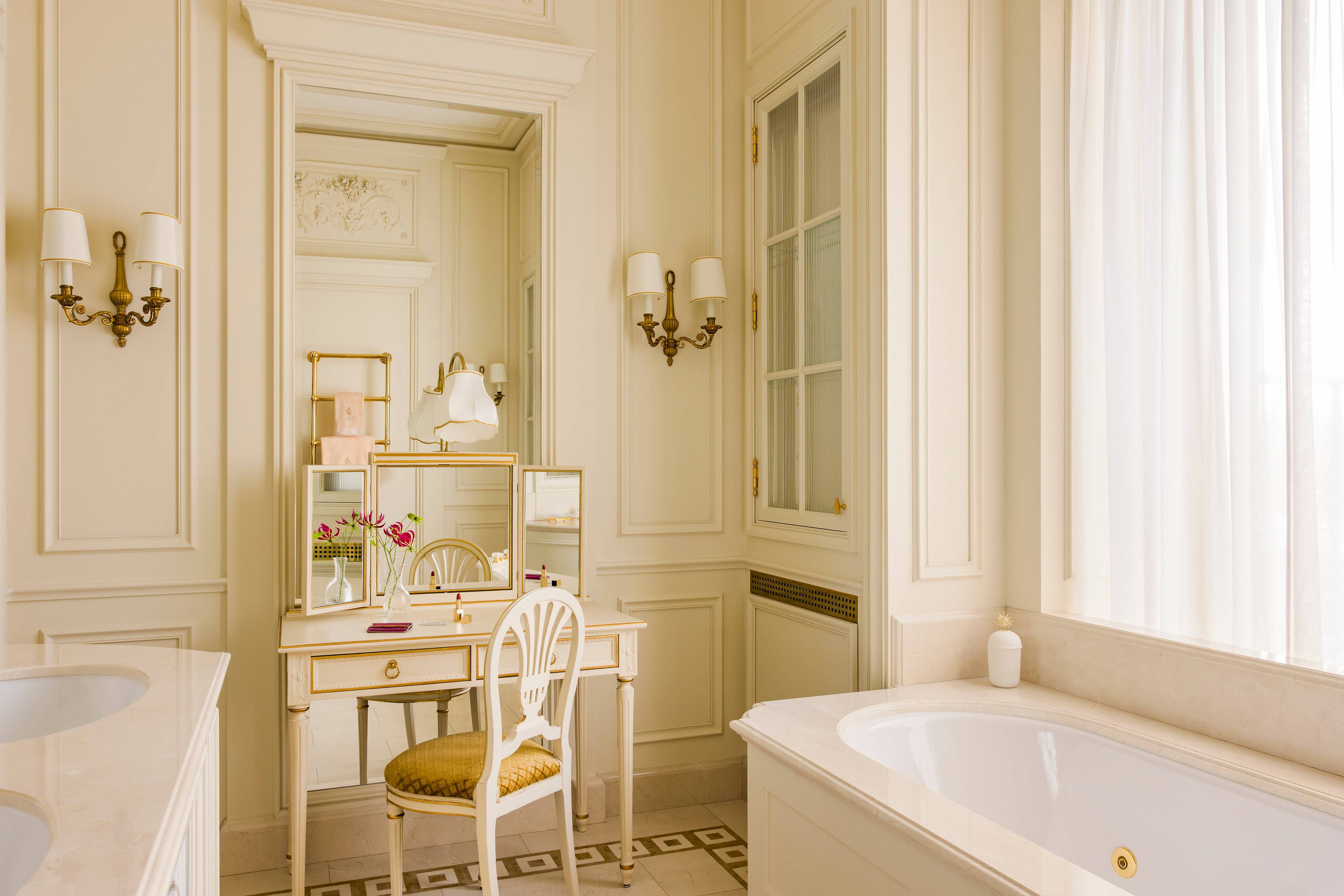 Bedroom in the Prestige F. Scott Fitzgerald Suite at the Ritz Paris