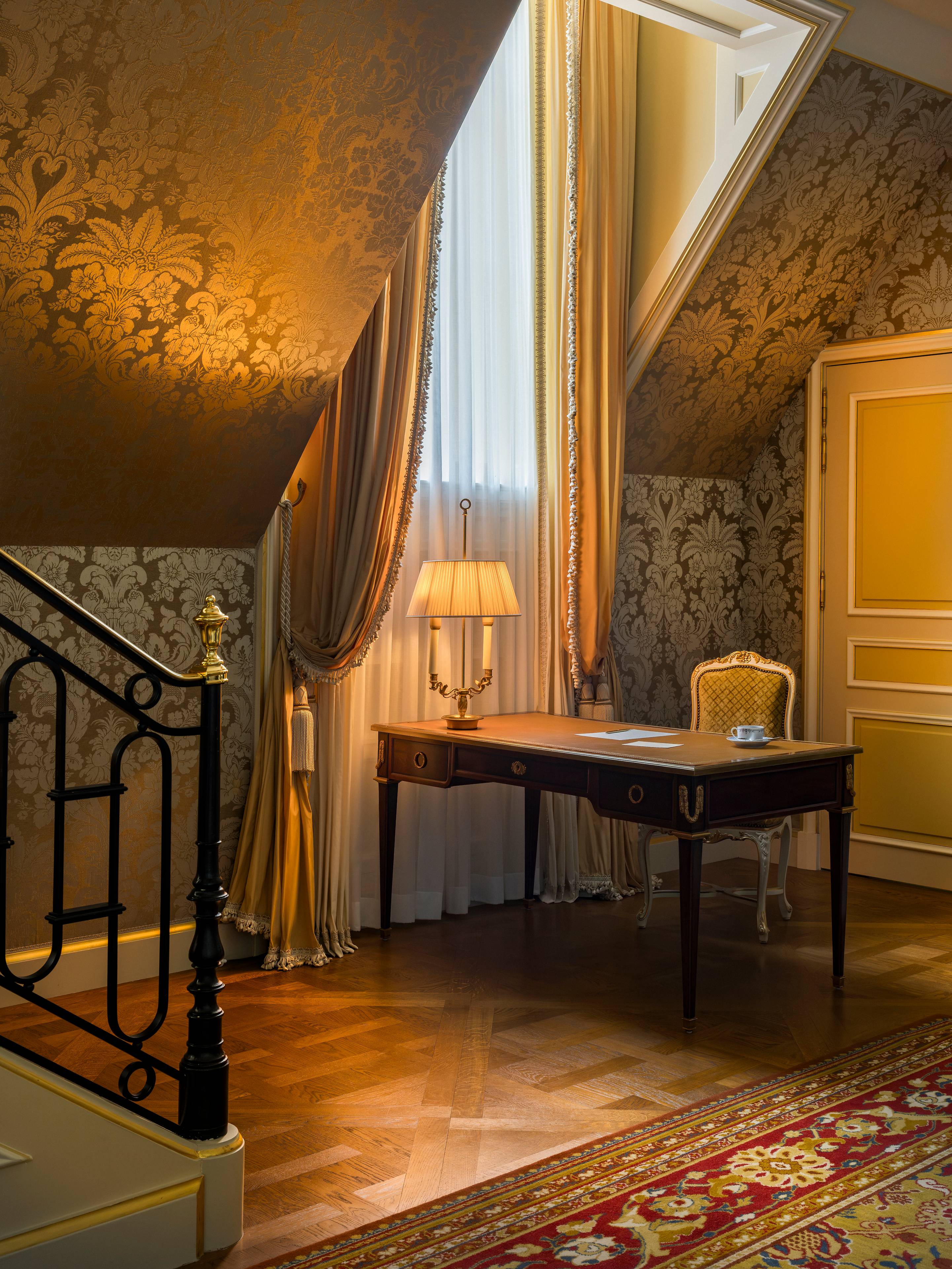 Bedroom in the Prestige F. Scott Fitzgerald Suite at the Ritz Paris