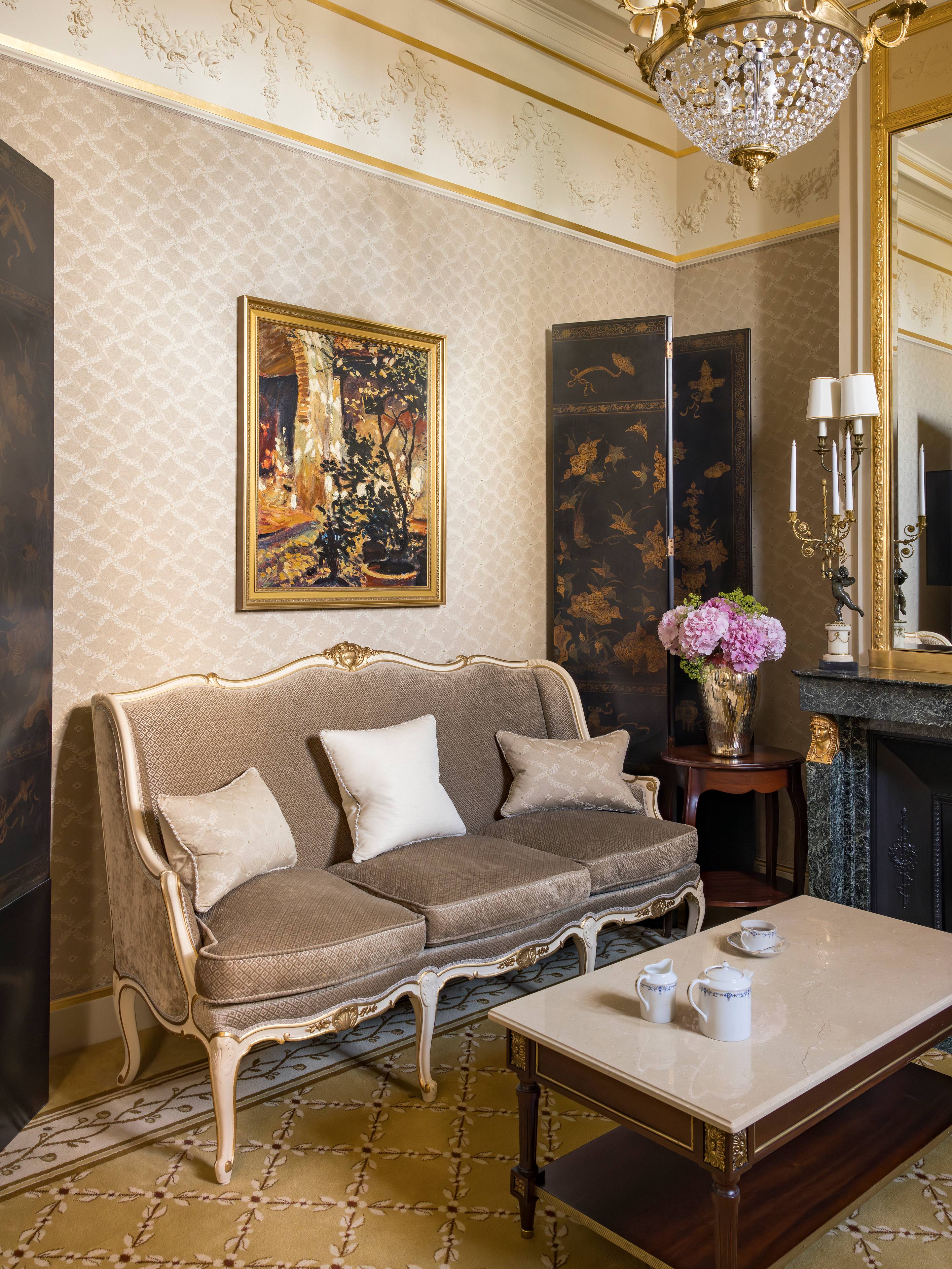 Bedroom in the Prestige F. Scott Fitzgerald Suite at the Ritz Paris