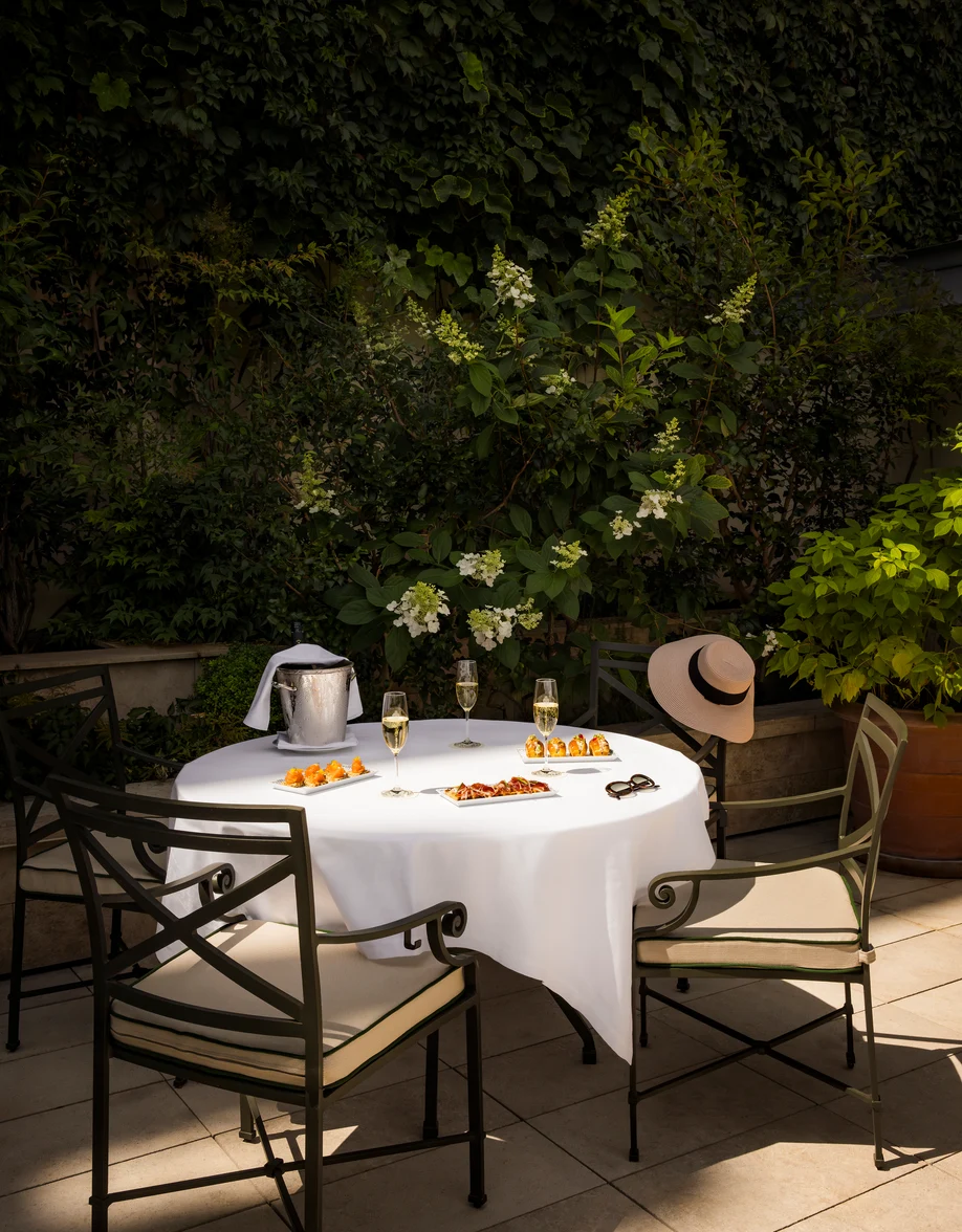 Terrasse de la Suite de Prestige Grand Jardin au Ritz Paris