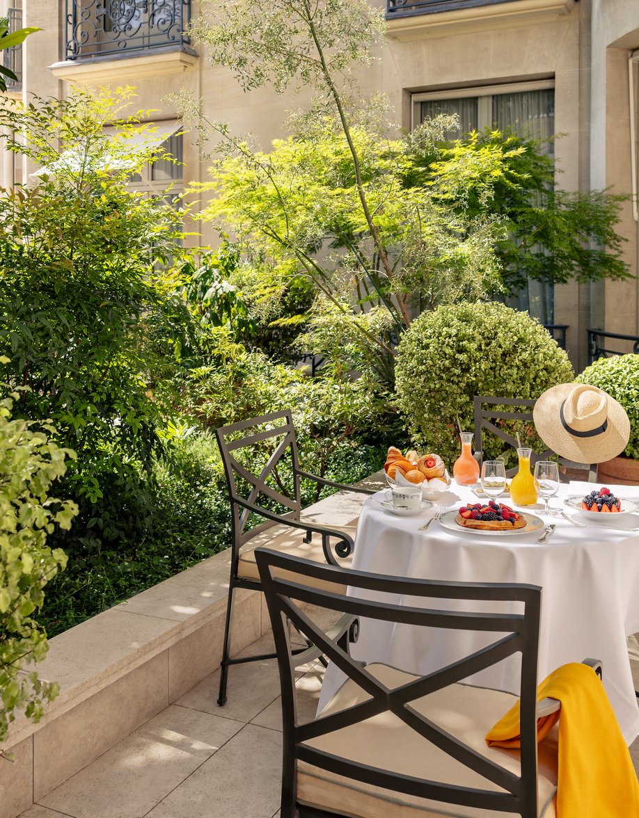 Terrasse de la Suite de Prestige Hemingway au Ritz Paris
