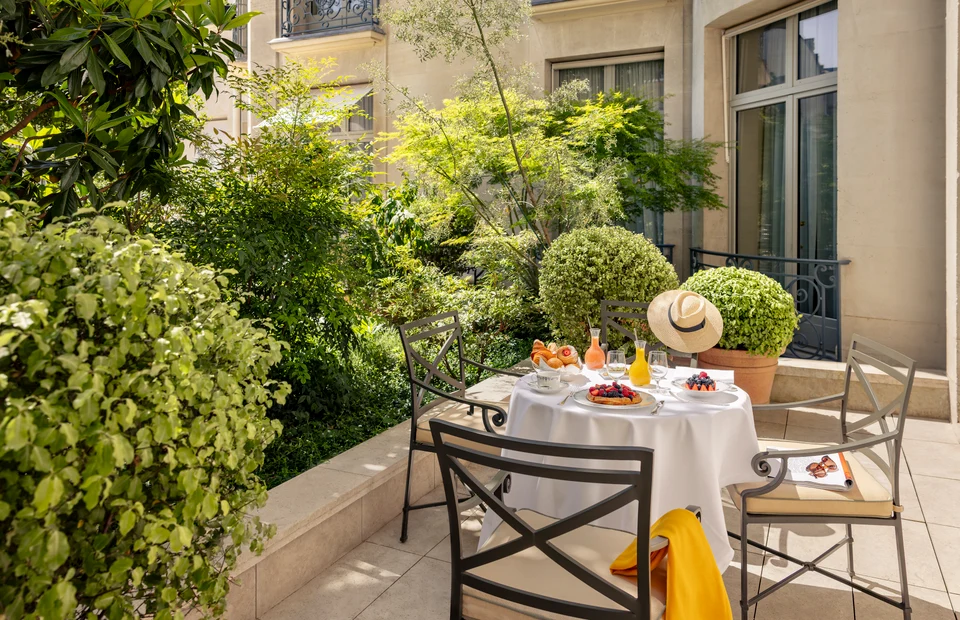 Terrasse de la Suite de Prestige Hemingway au Ritz Paris