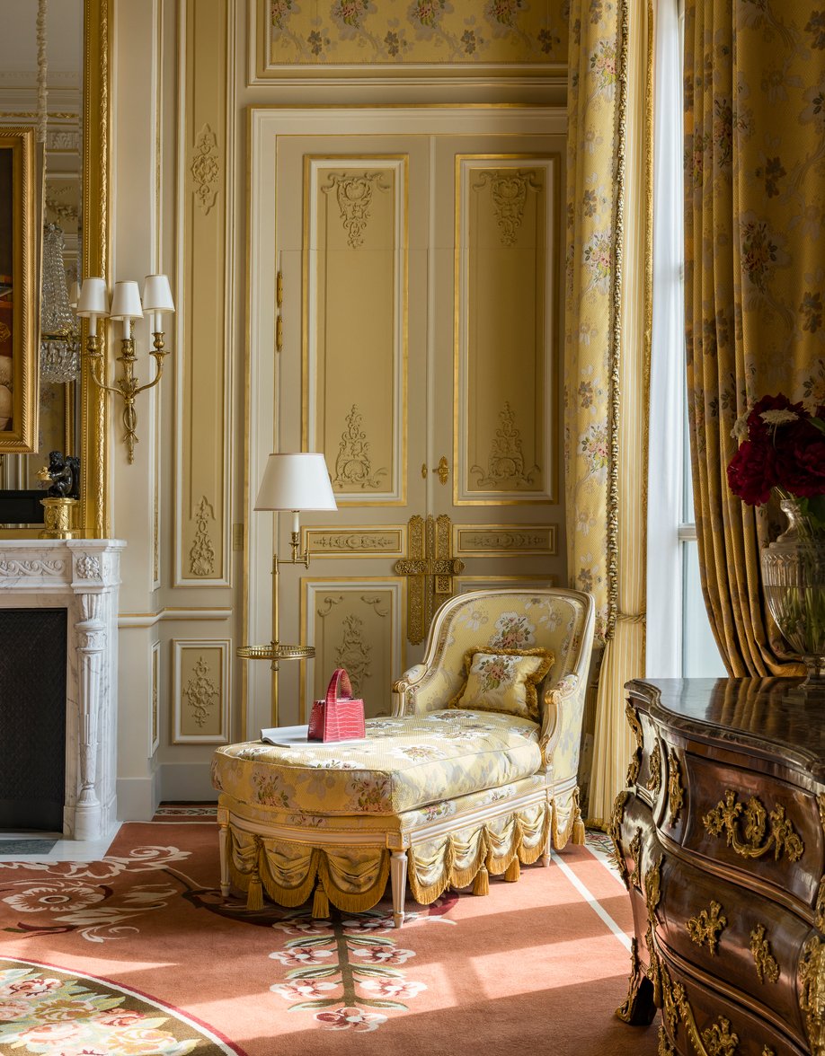 Méridienne de la Suite de Prestige Impériale au Ritz Paris