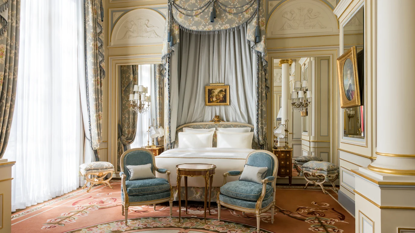 Chambre de la Suite de Prestige Impériale au Ritz Paris