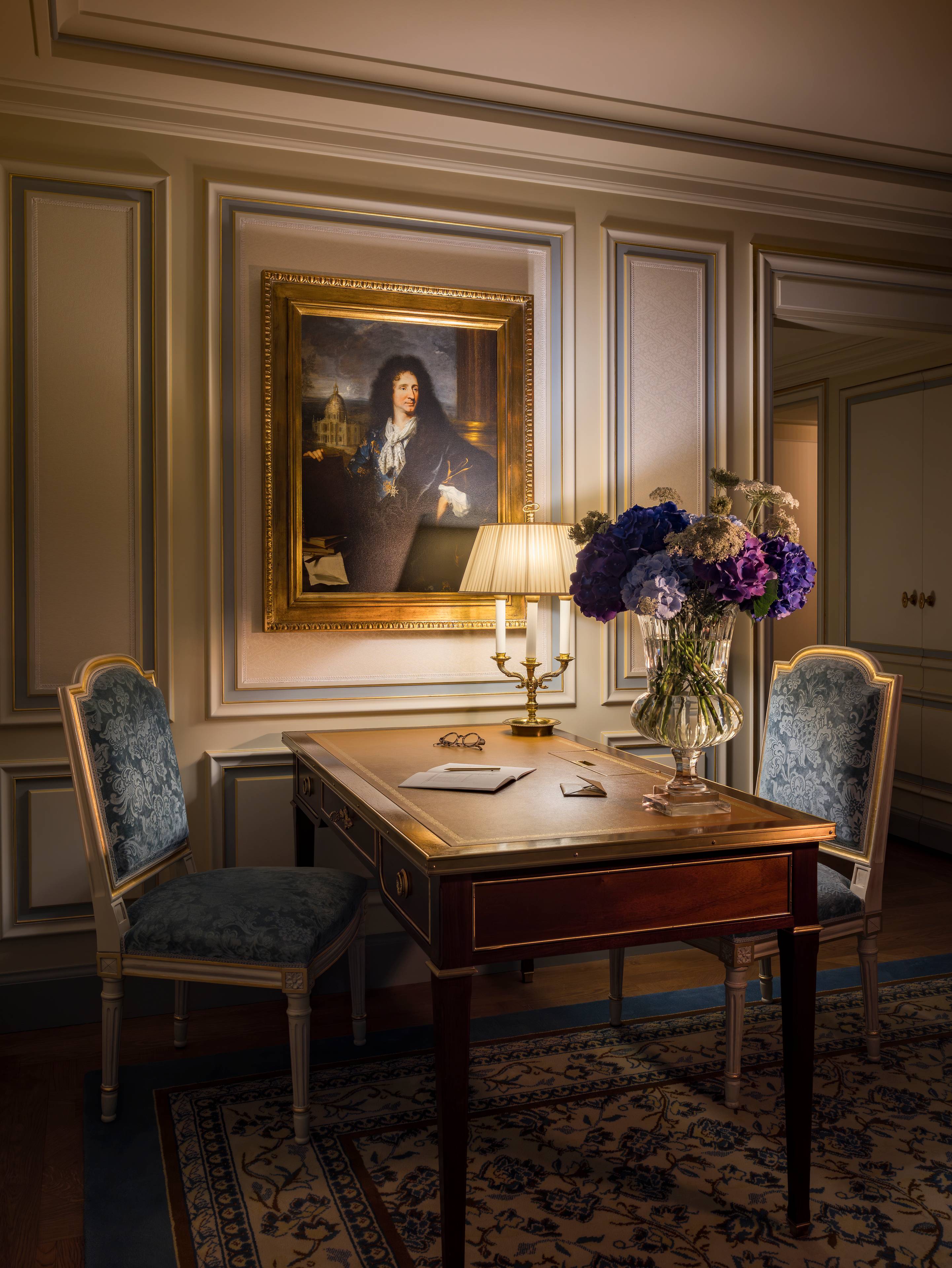 Terrace of the Prestige Mansart Suite at the Ritz Paris