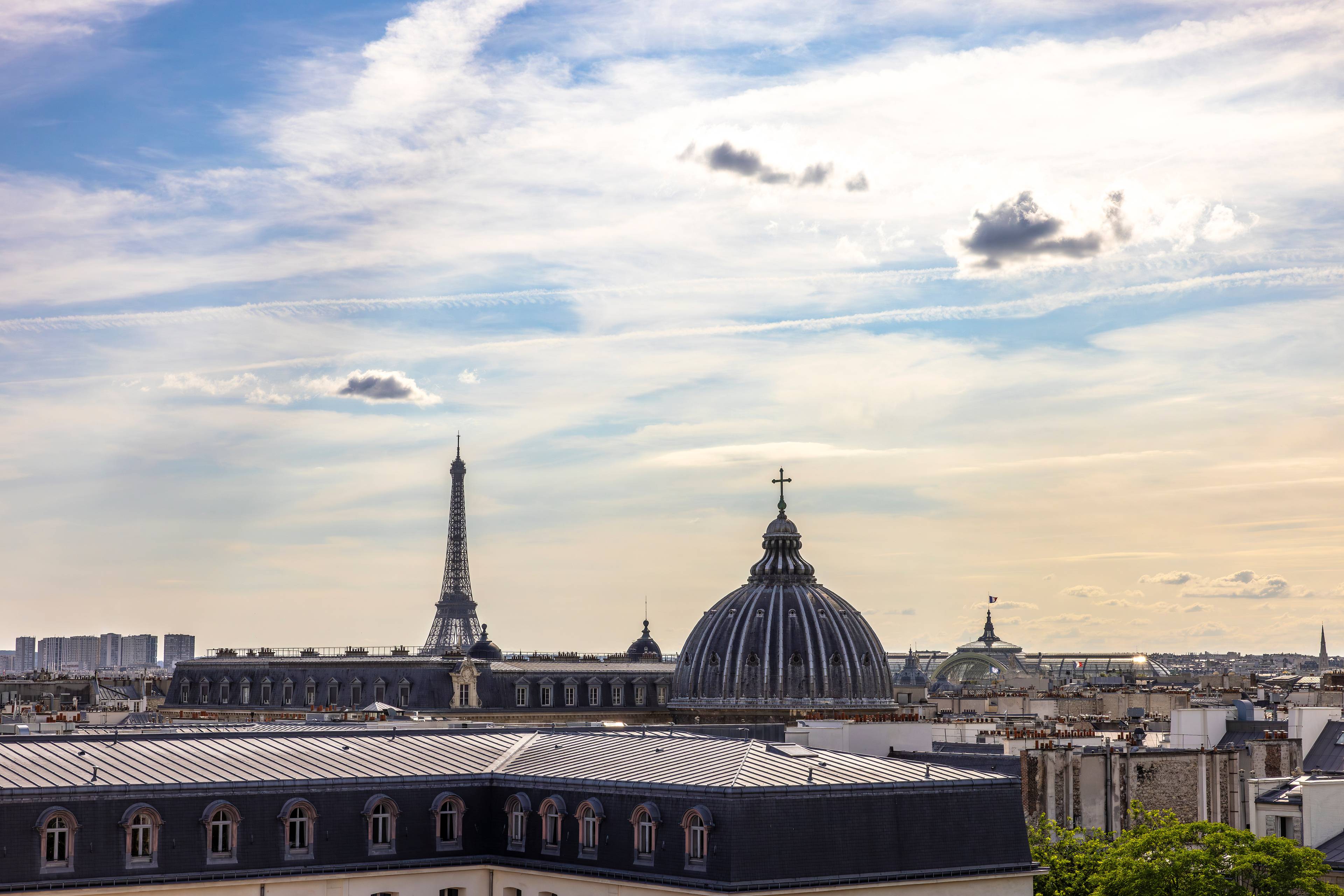 Terrace of the Prestige Mansart Suite at the Ritz Paris