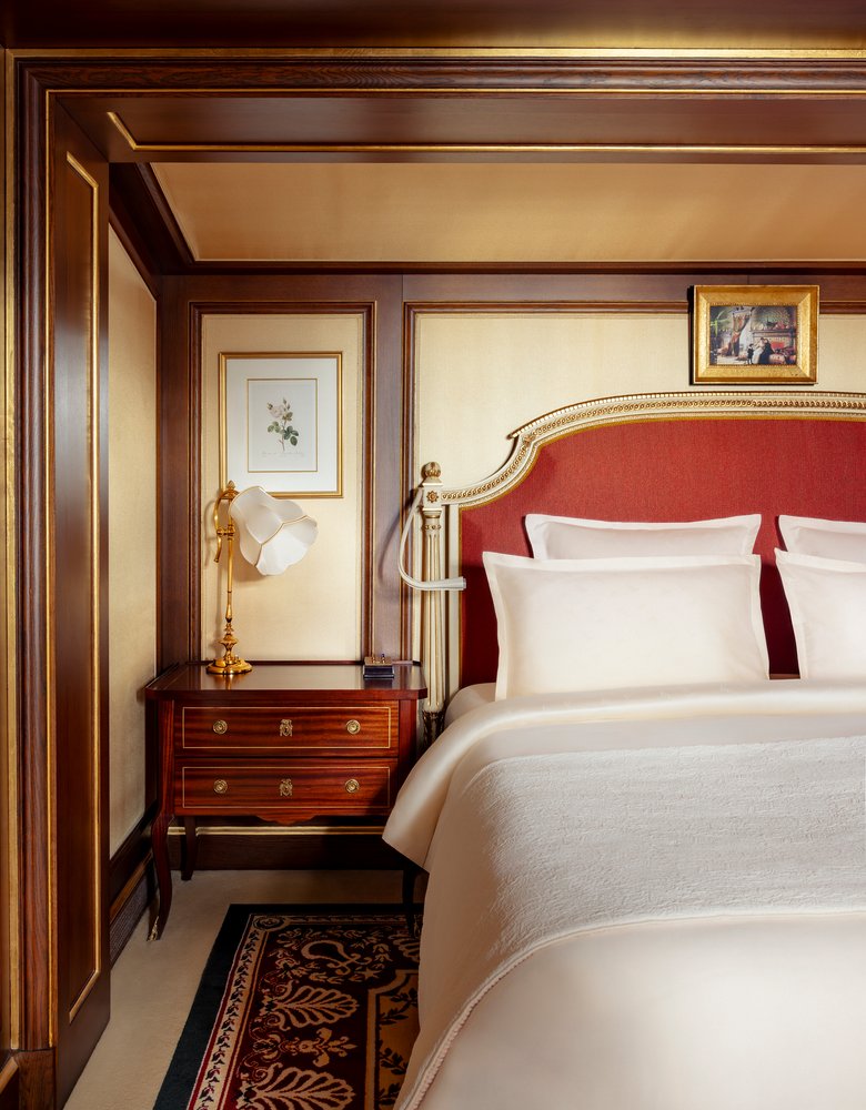 Nightstand in the Prestige Opera Suite at the Ritz Paris