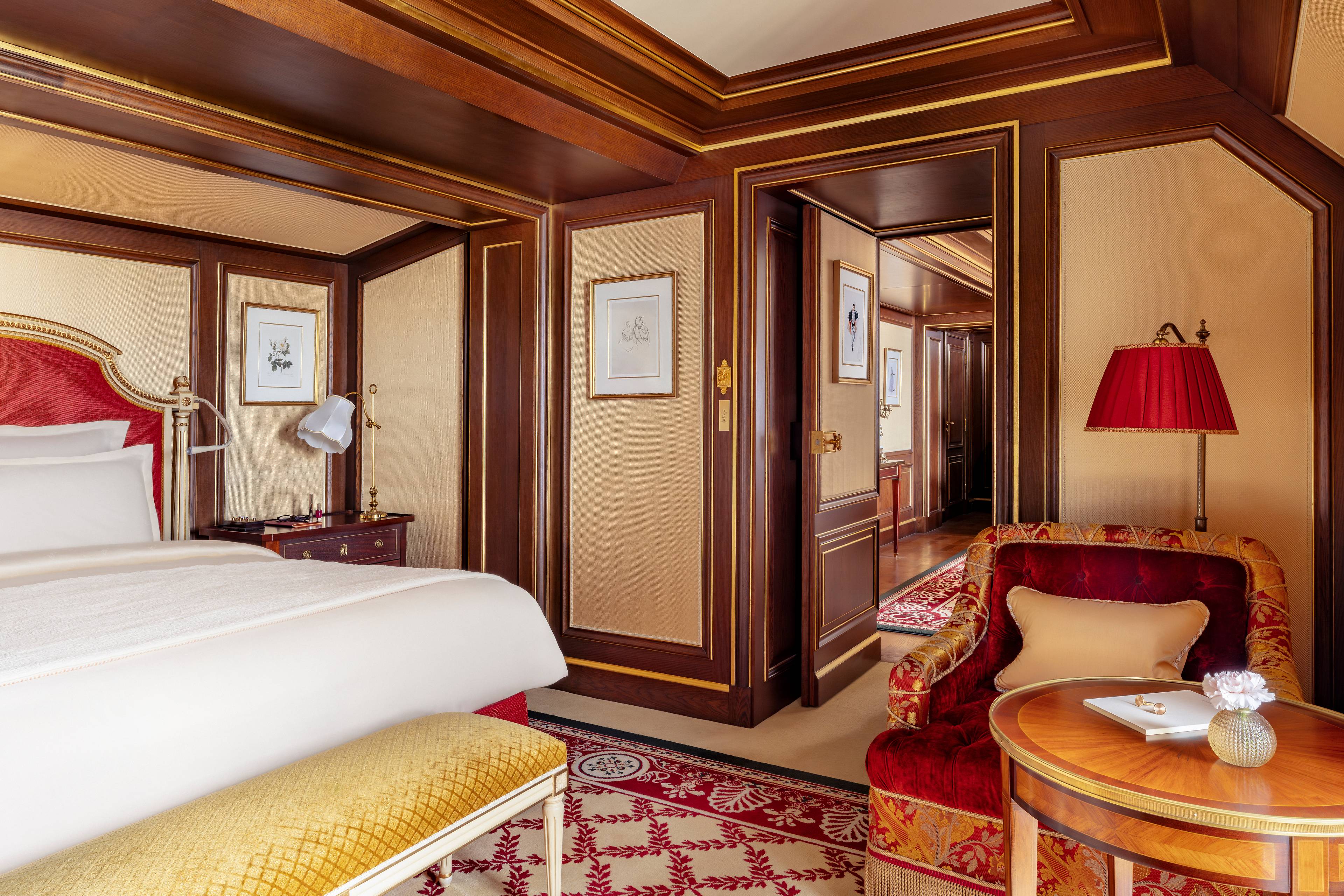 Panoramic view of the Opera Prestige Suite at the Ritz Paris
