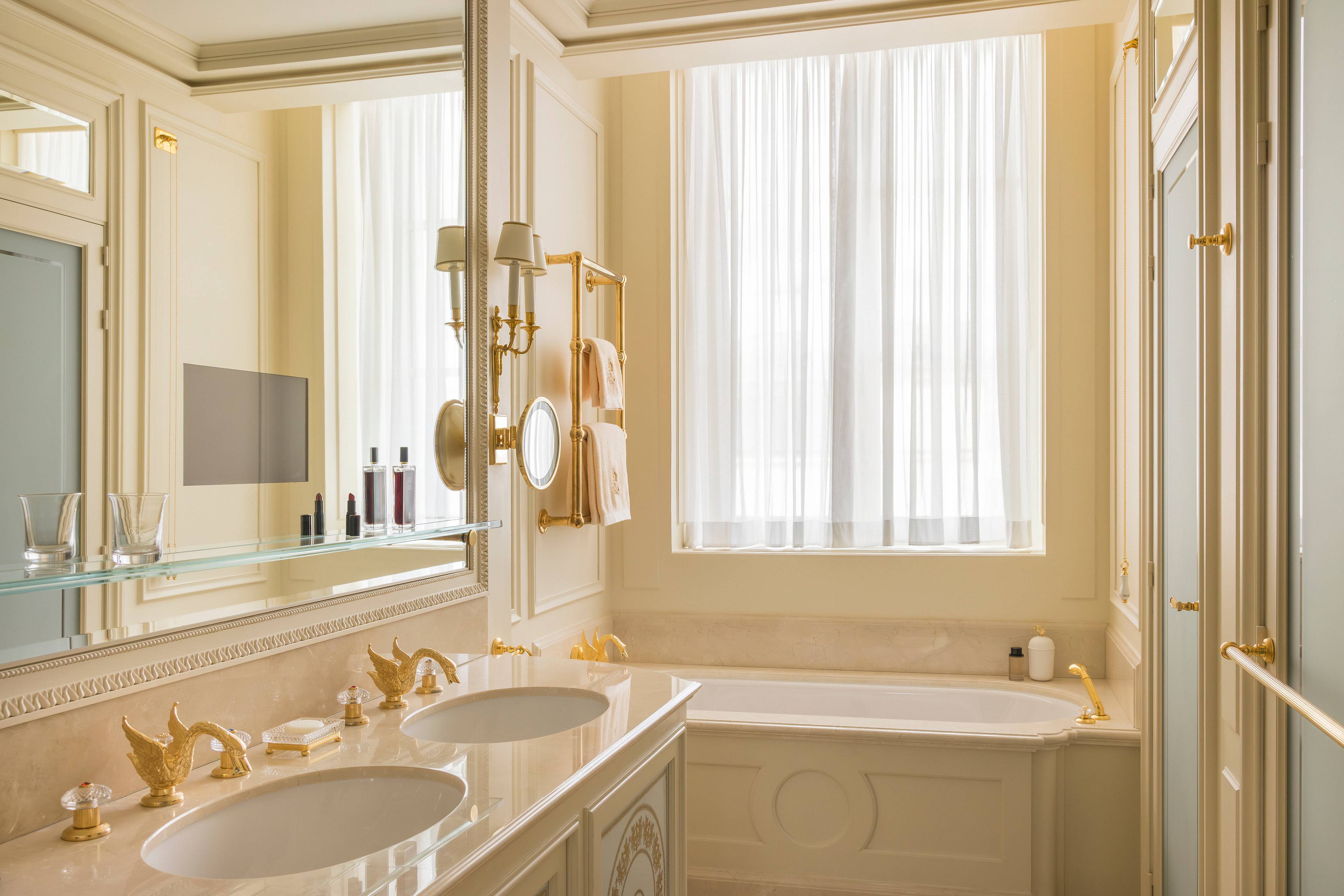 Bedroom in the Prestige Prince de Galles Suite at the Ritz Paris