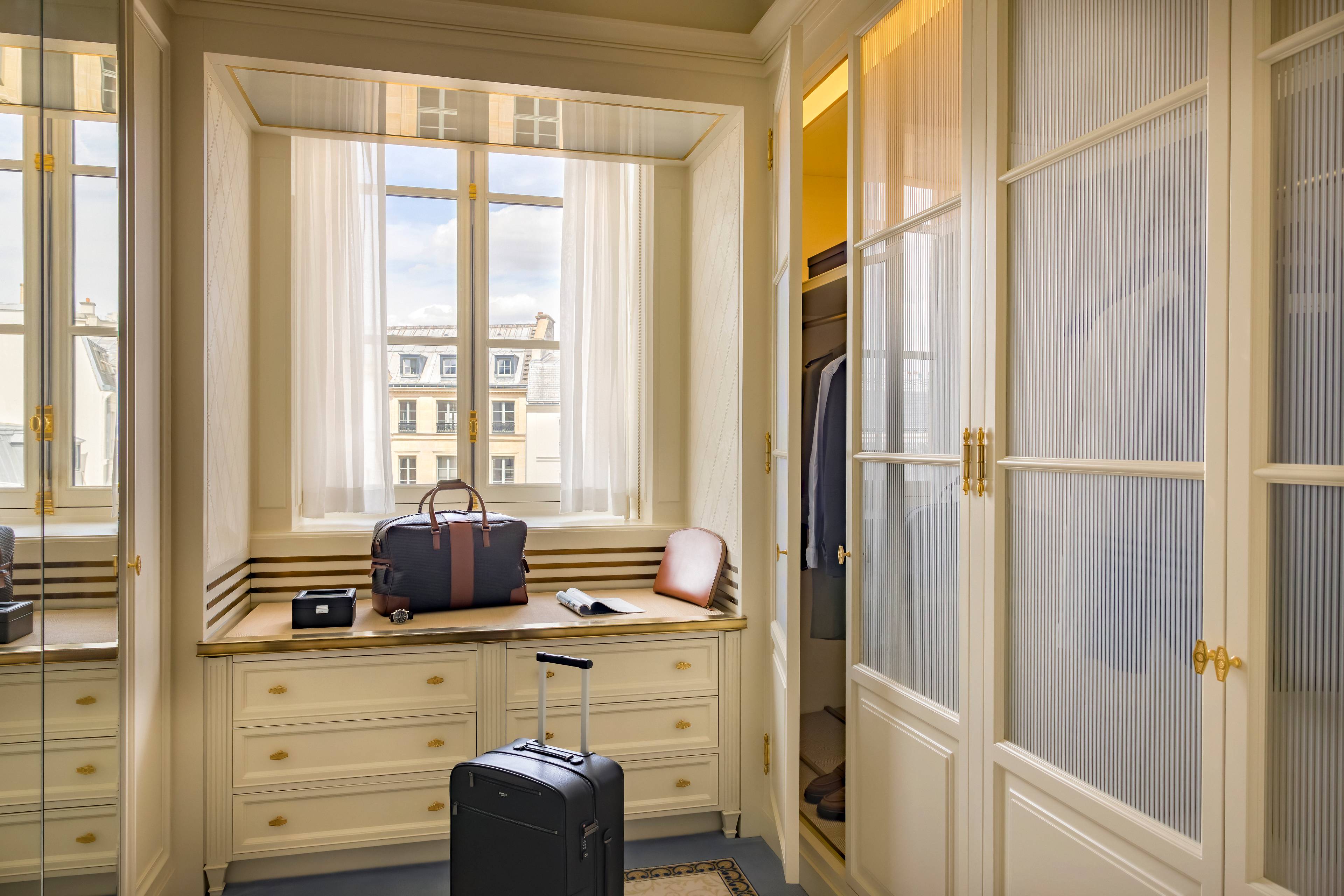 Bedroom in the Prestige Prince de Galles Suite at the Ritz Paris