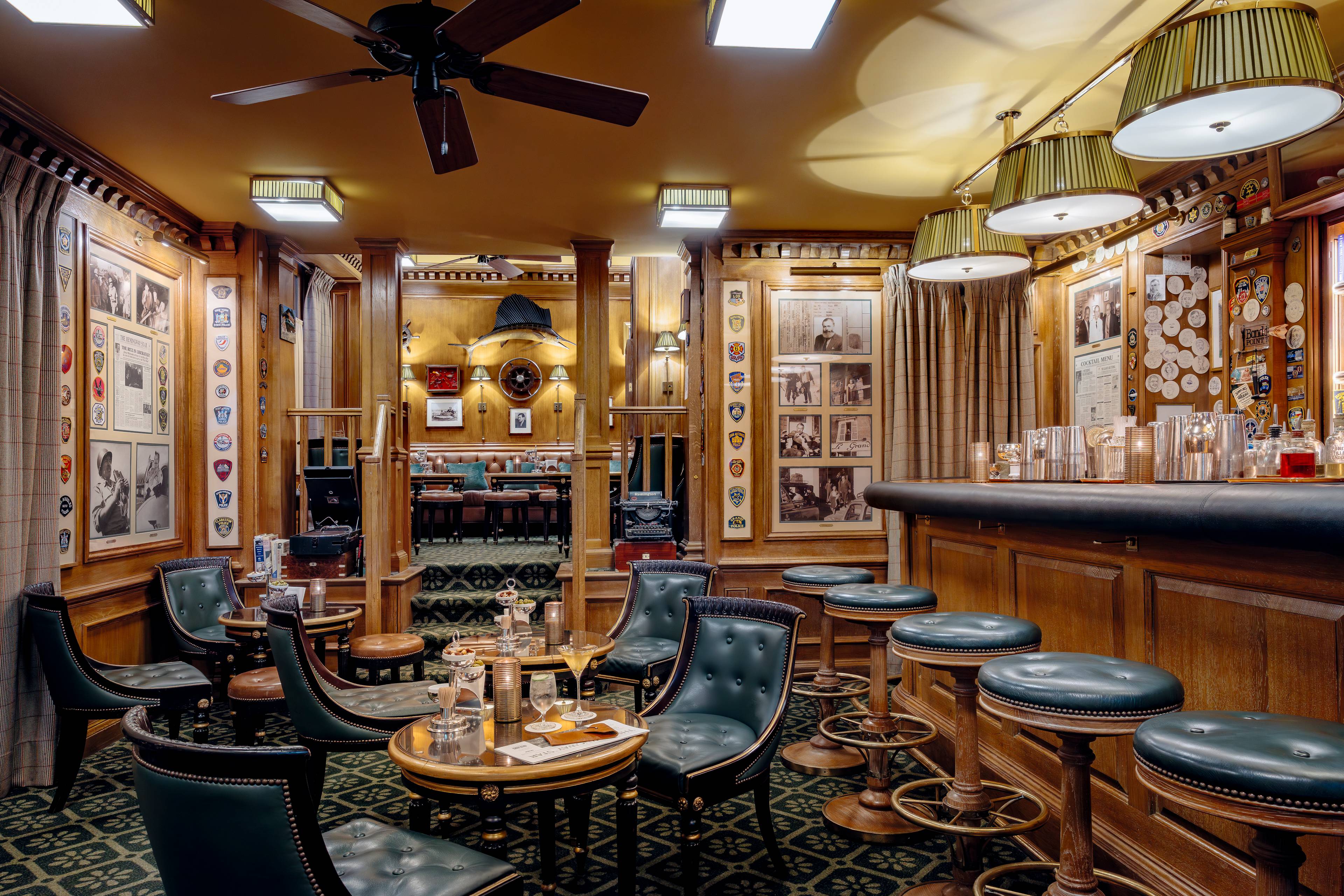 Overview of the Bar Hemingway at the Ritz Paris