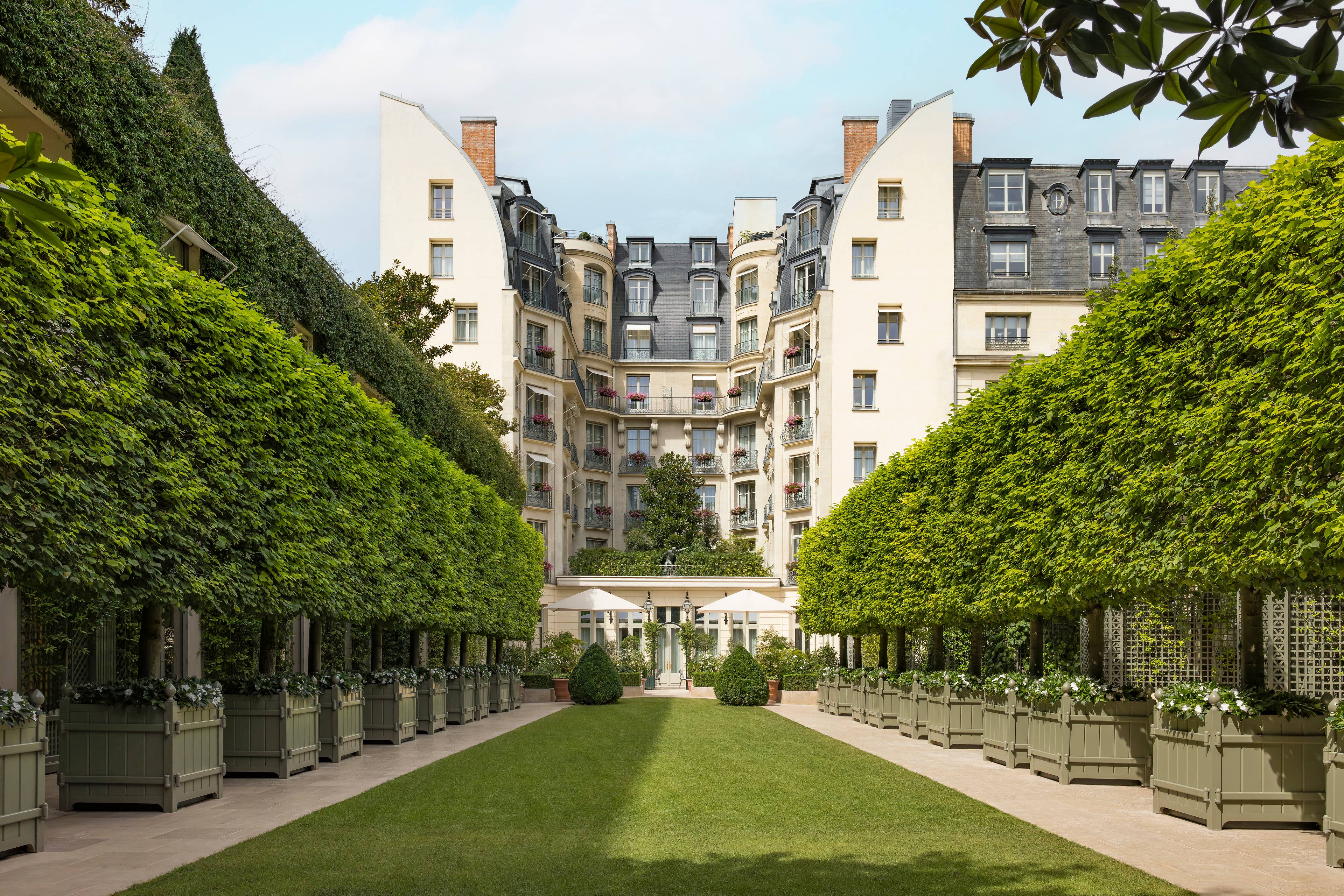 Vue d'ensemble du Grand Jardin au Ritz Paris