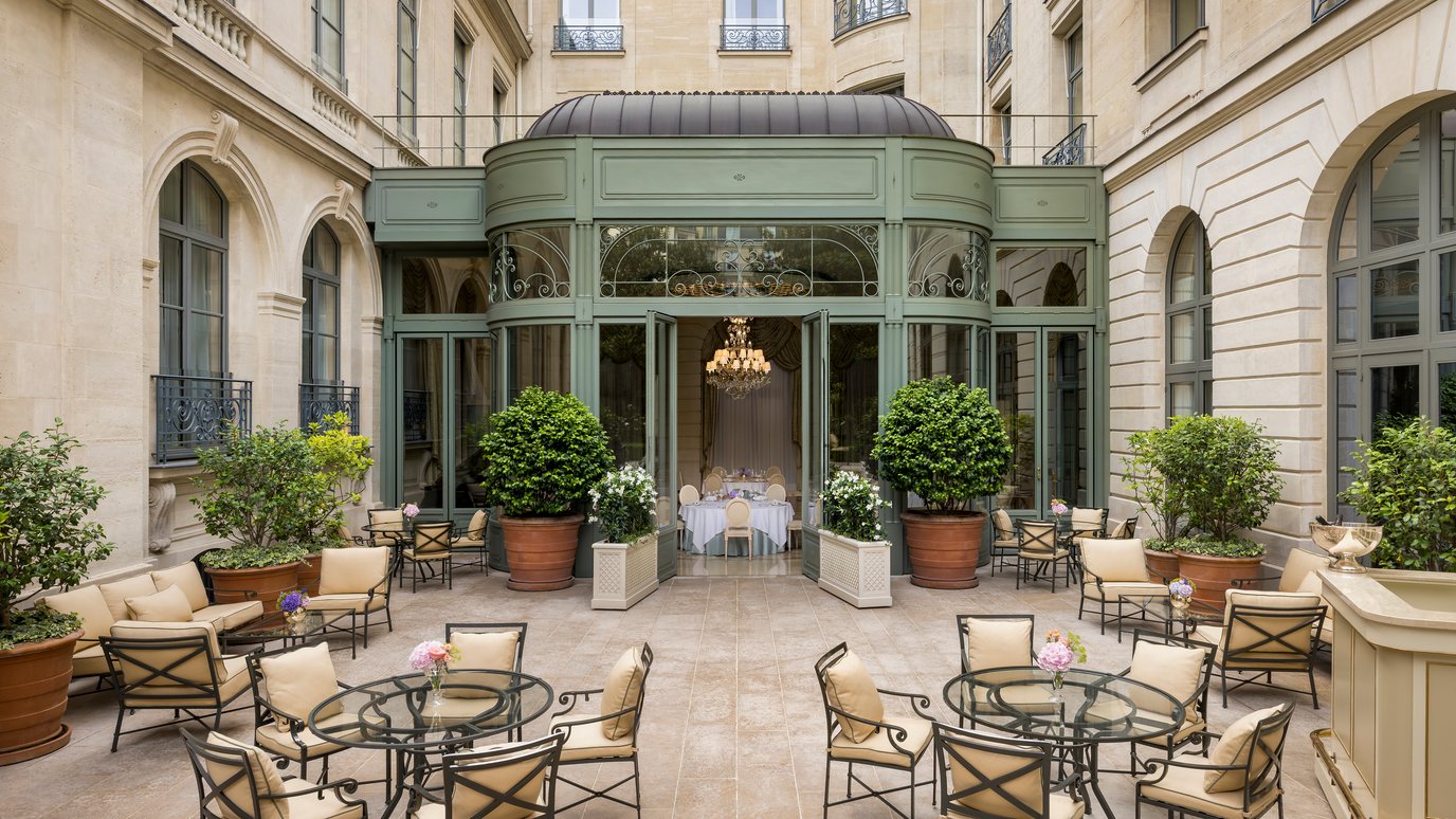 Terrace of the Summer Salon at the Ritz Paris
