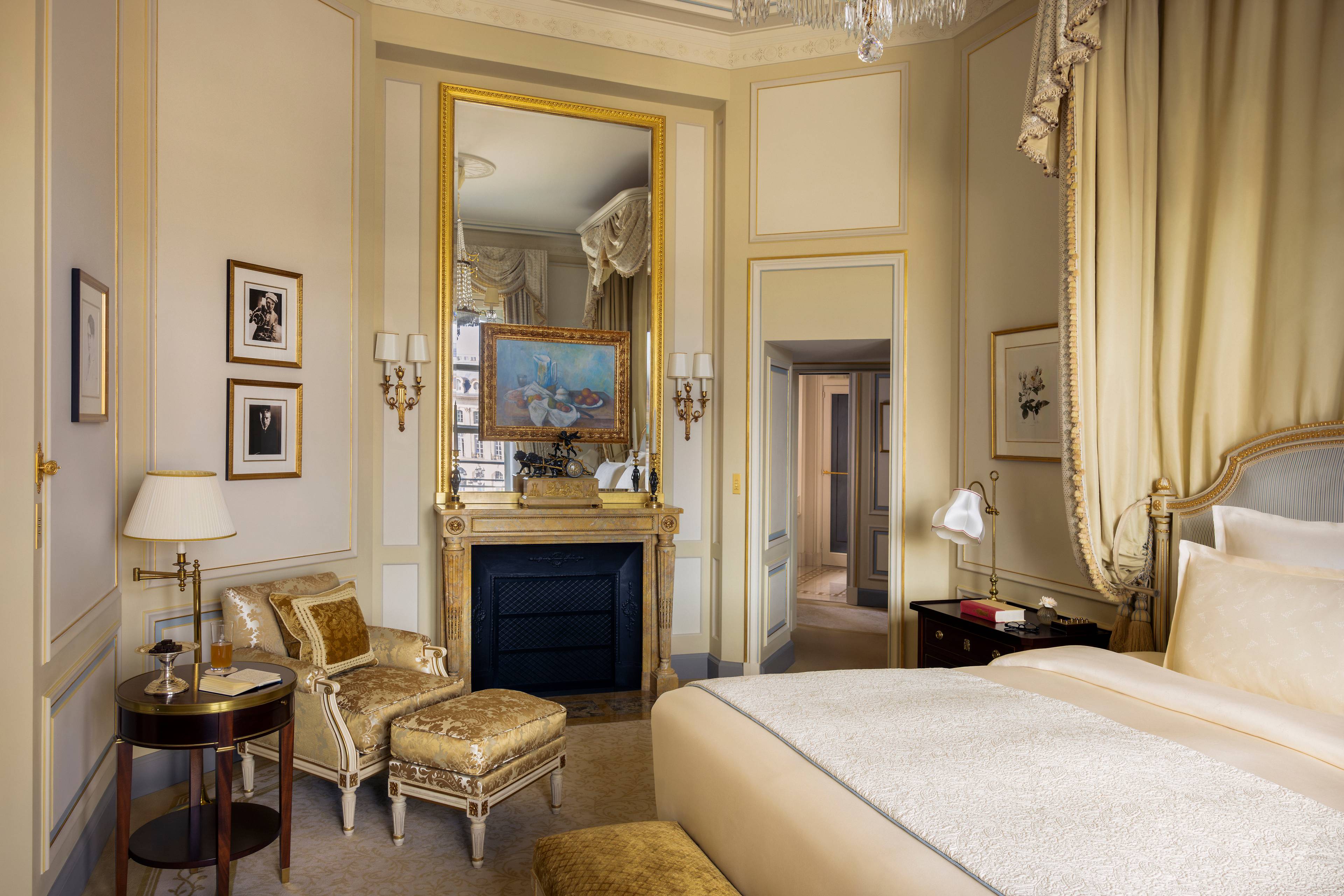 View of Place Vendôme from the room of the Prestige Charlie Chaplin Suite at the Ritz Paris