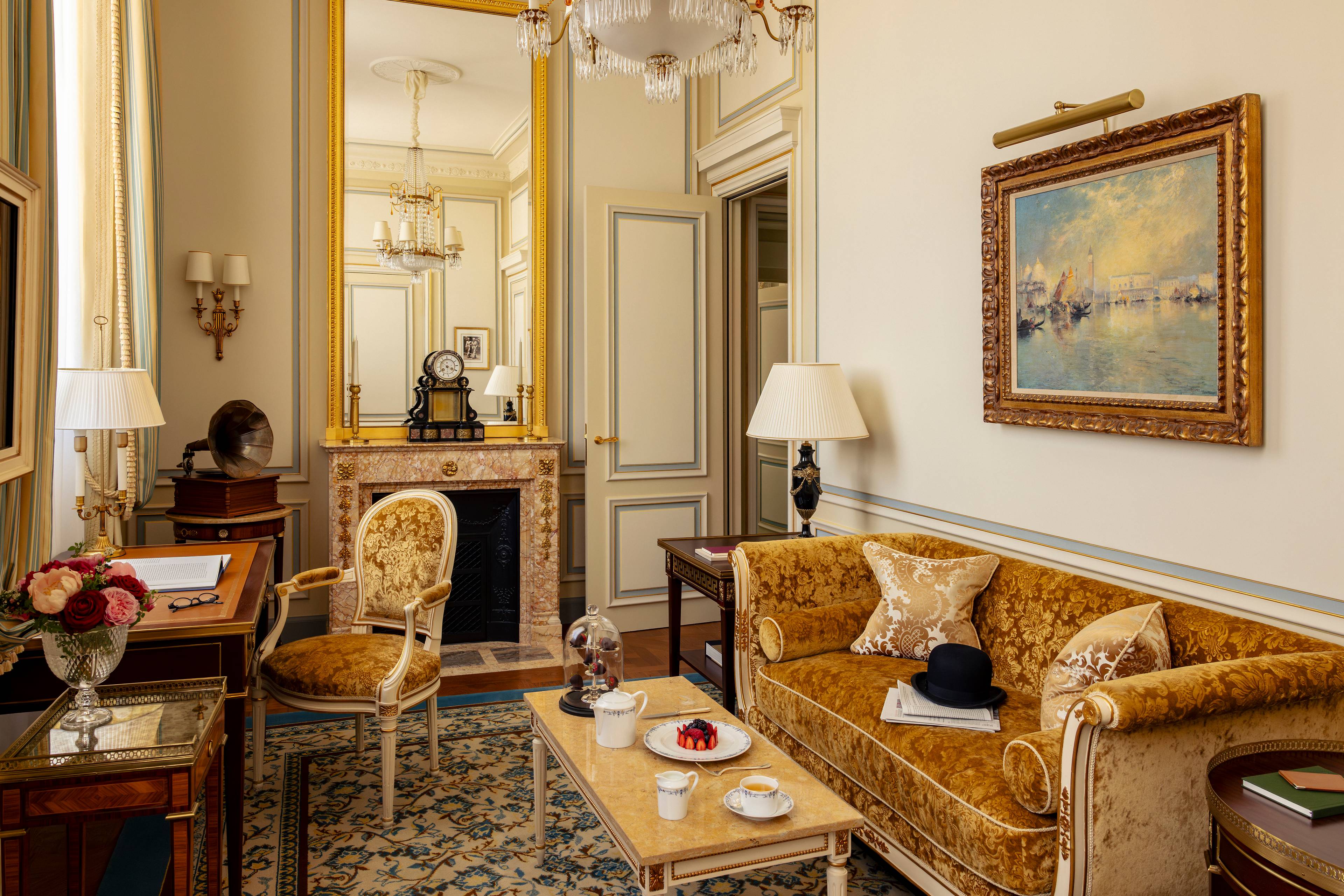 View of Place Vendôme from the room of the Prestige Charlie Chaplin Suite at the Ritz Paris