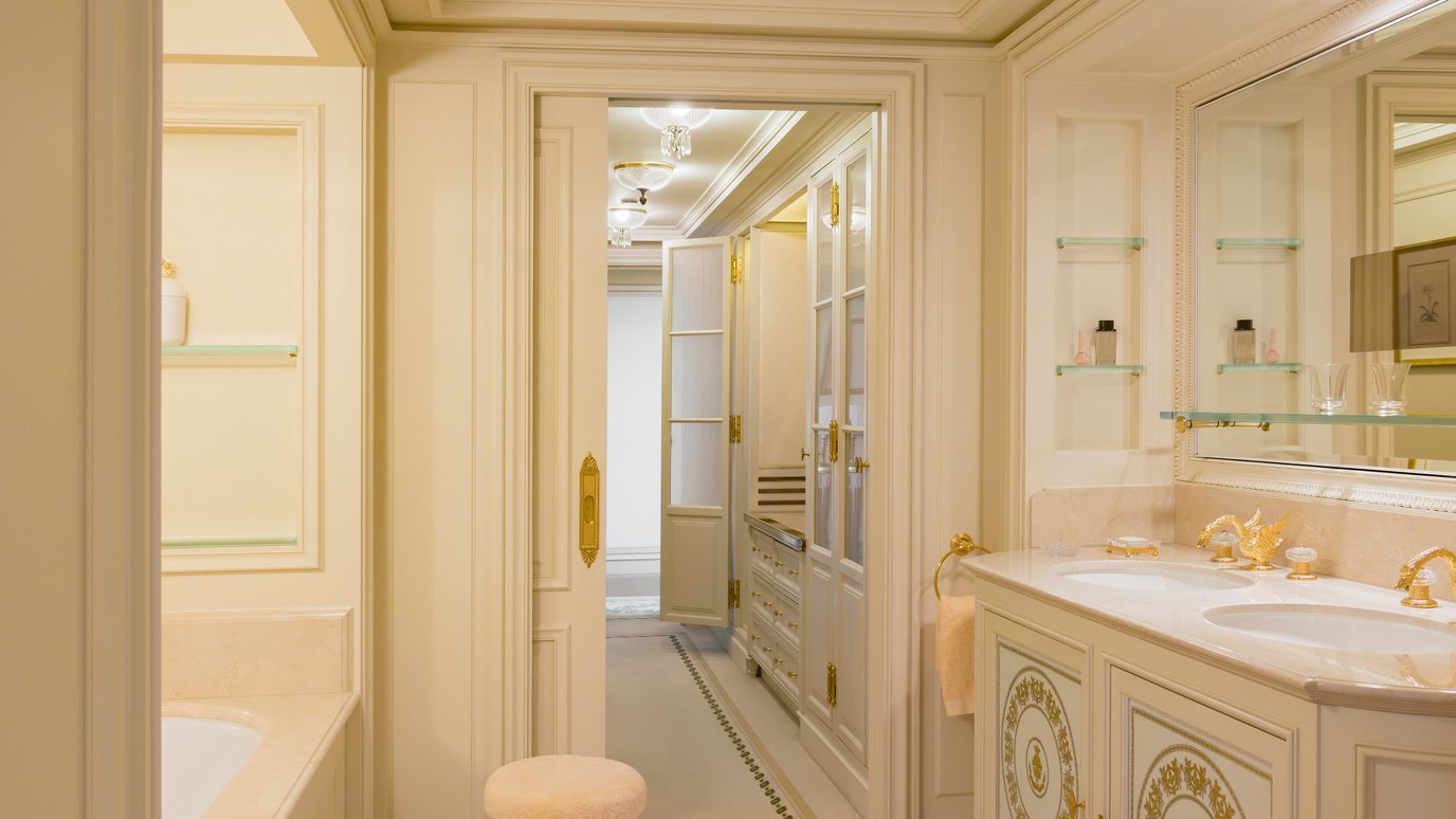 Salle de bain de la Suite de Prestige Maria Callas au Ritz Paris