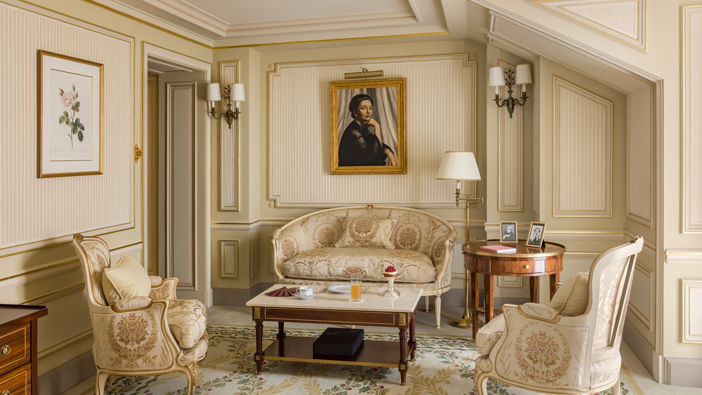 Salon de la Suite de Prestige Maria Callas au Ritz Paris