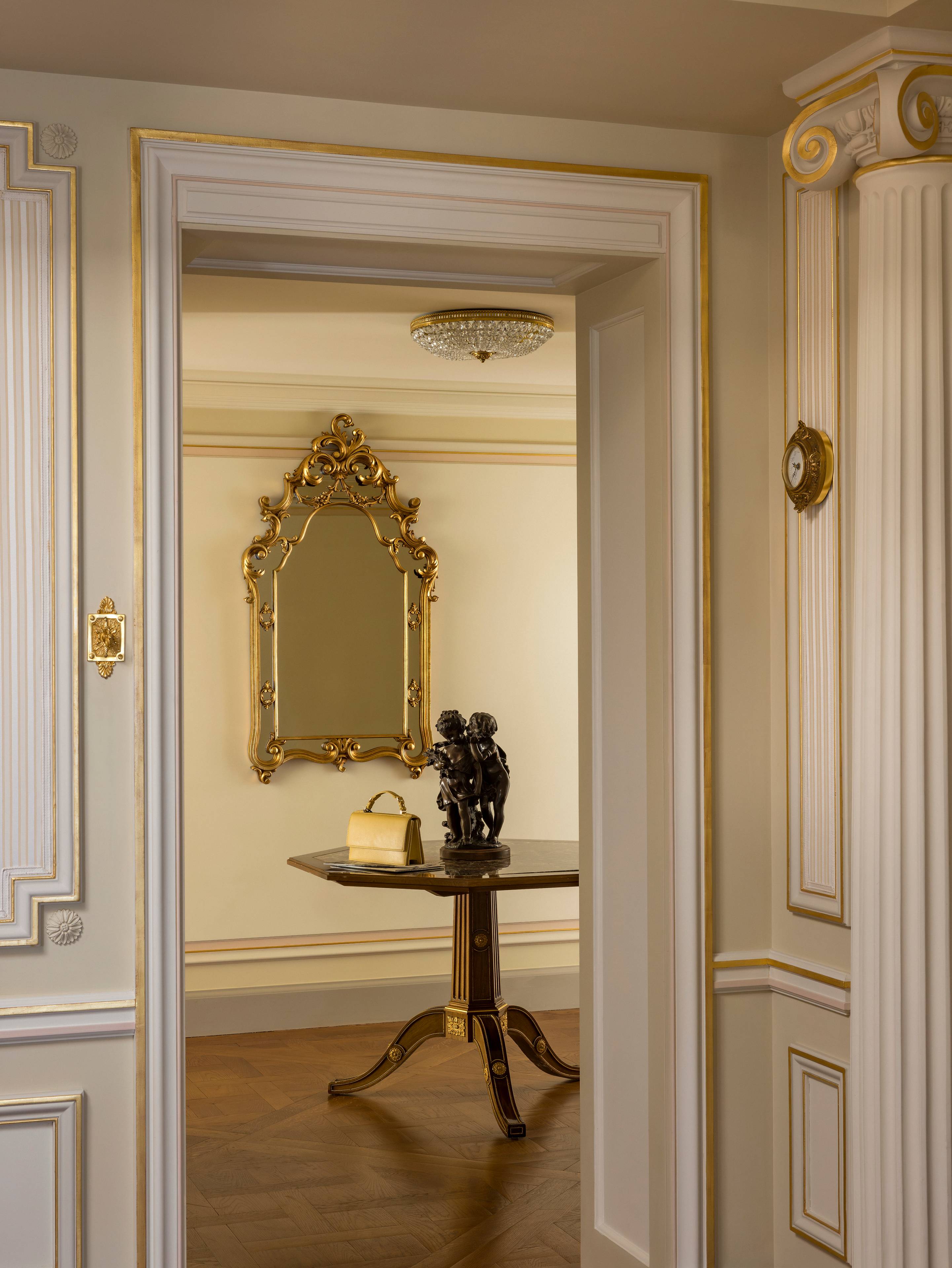Main living room of the Prestige Maria Callas Suite at the Ritz Paris