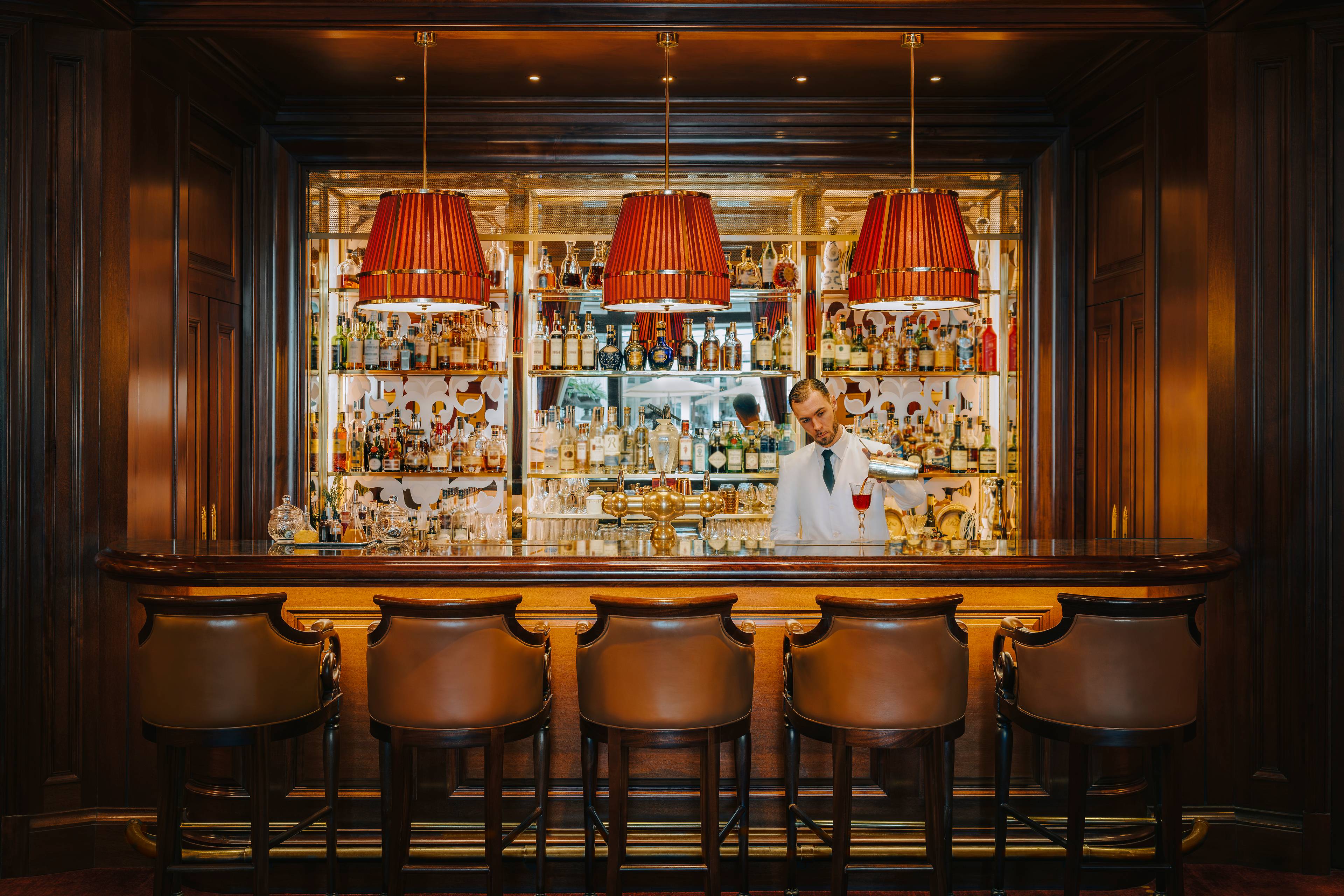 Entrance to the Bar Vendôme at the Ritz Paris