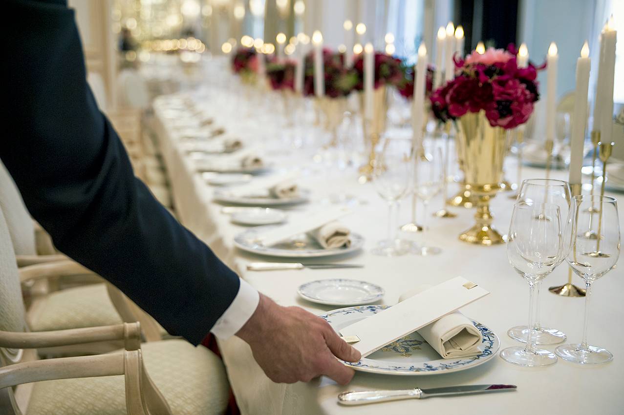 Flower bouquet for the Confidential Dinners at the Ritz Paris