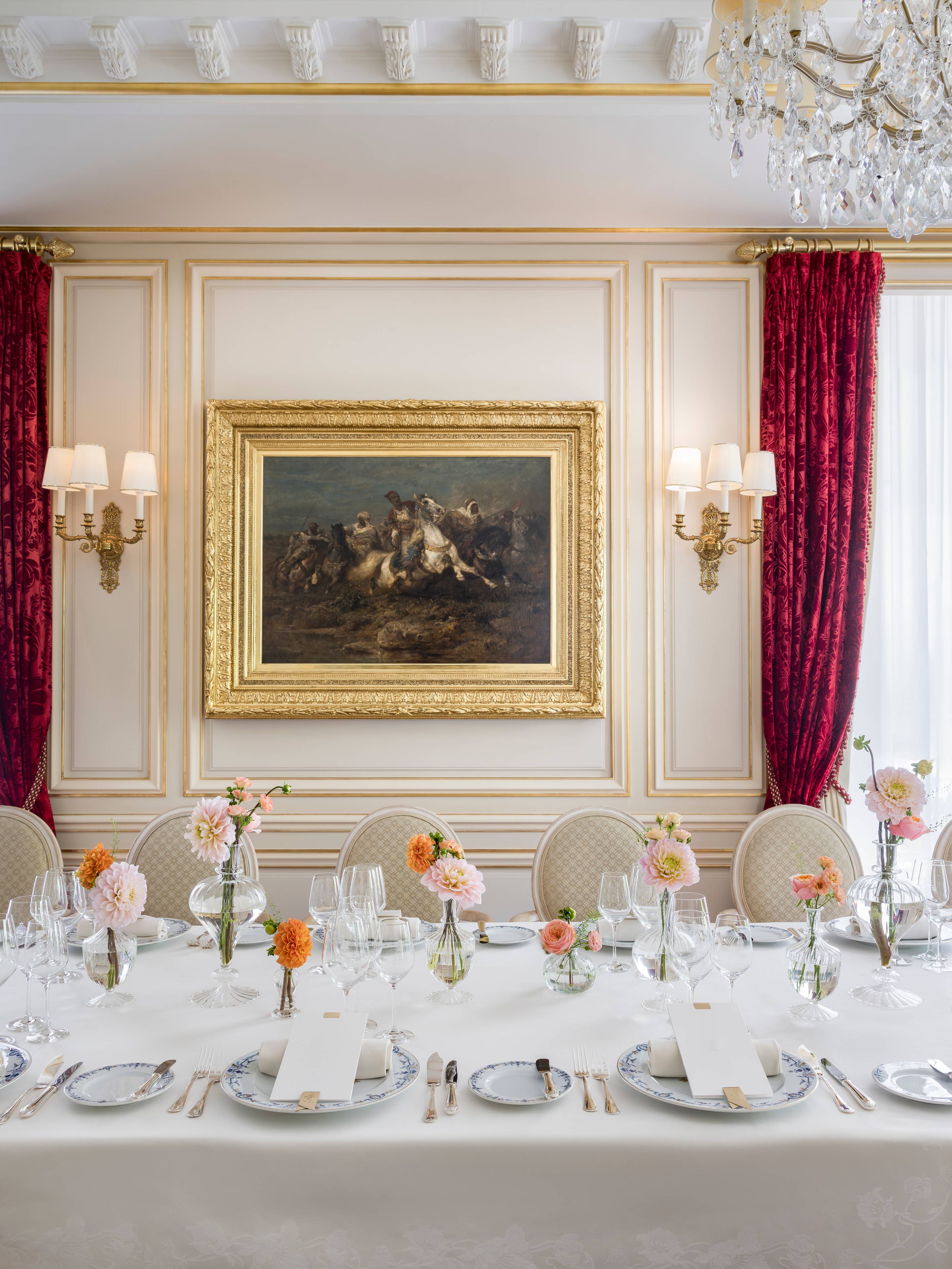Painting in the Gramont Salon at the Ritz Paris