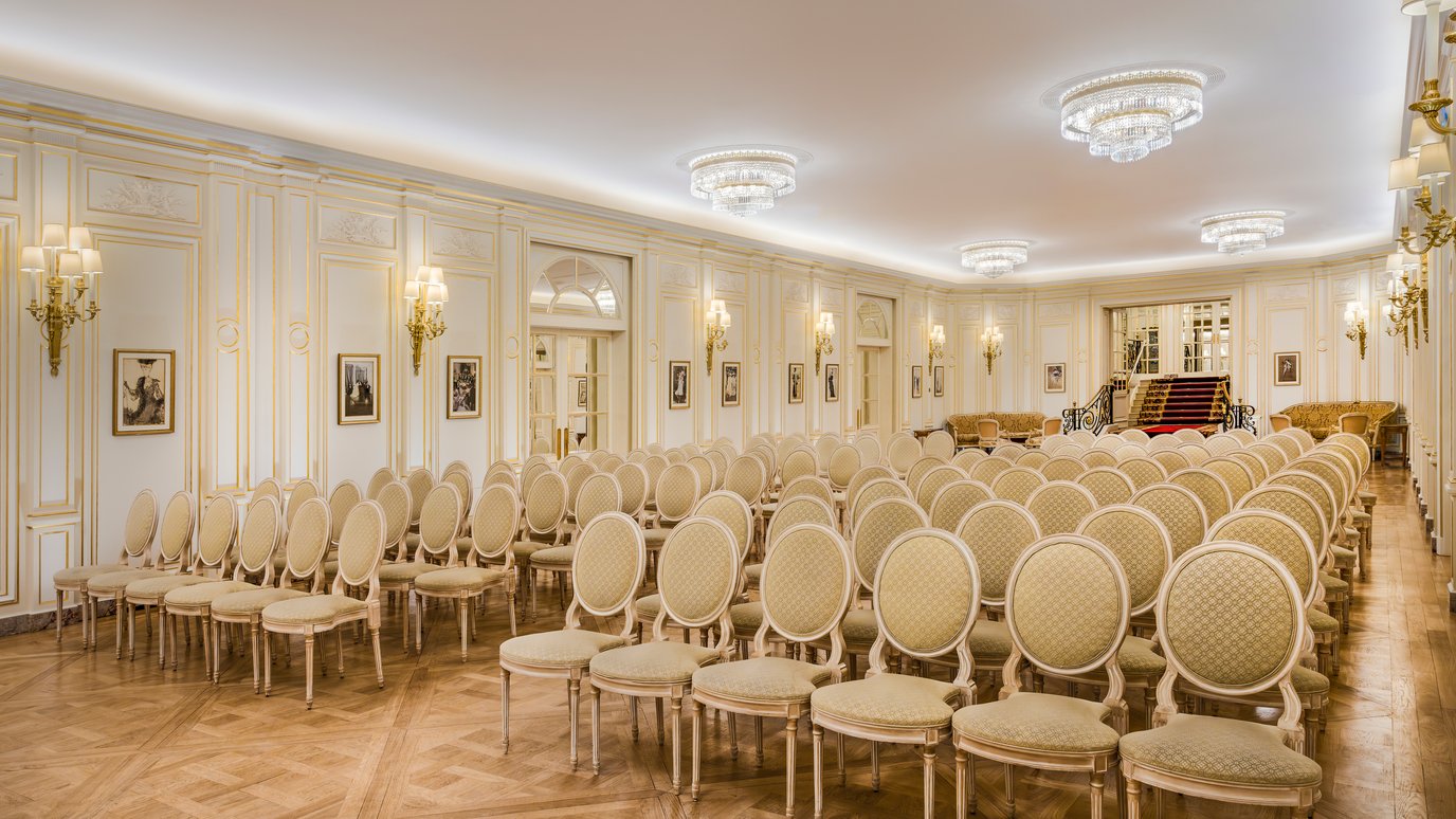Meeting in the Vendôme Salon at the Ritz Paris