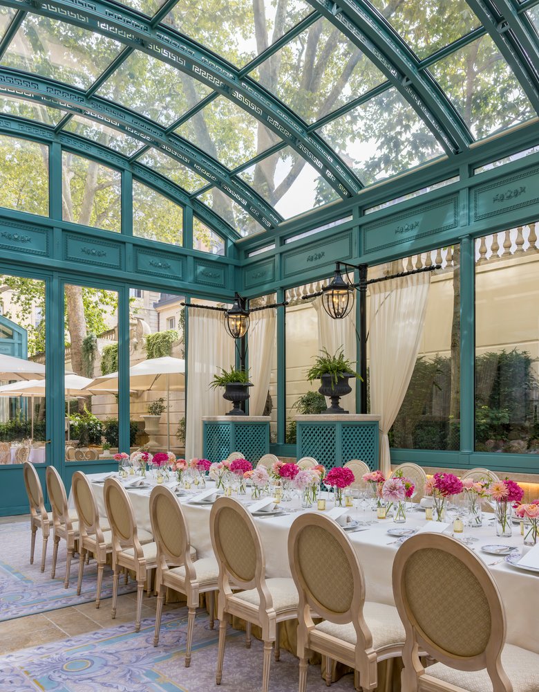 Banquet in the Verrière Marie-Louise at the Ritz Paris