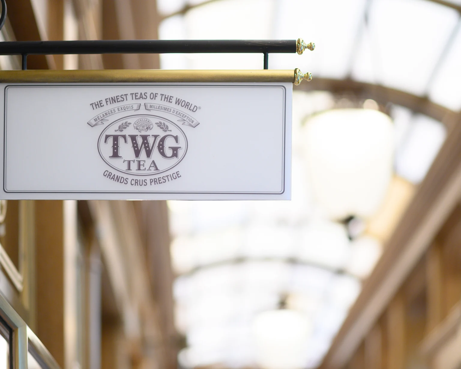 Interior of the TWG Tea boutique at the Ritz Paris