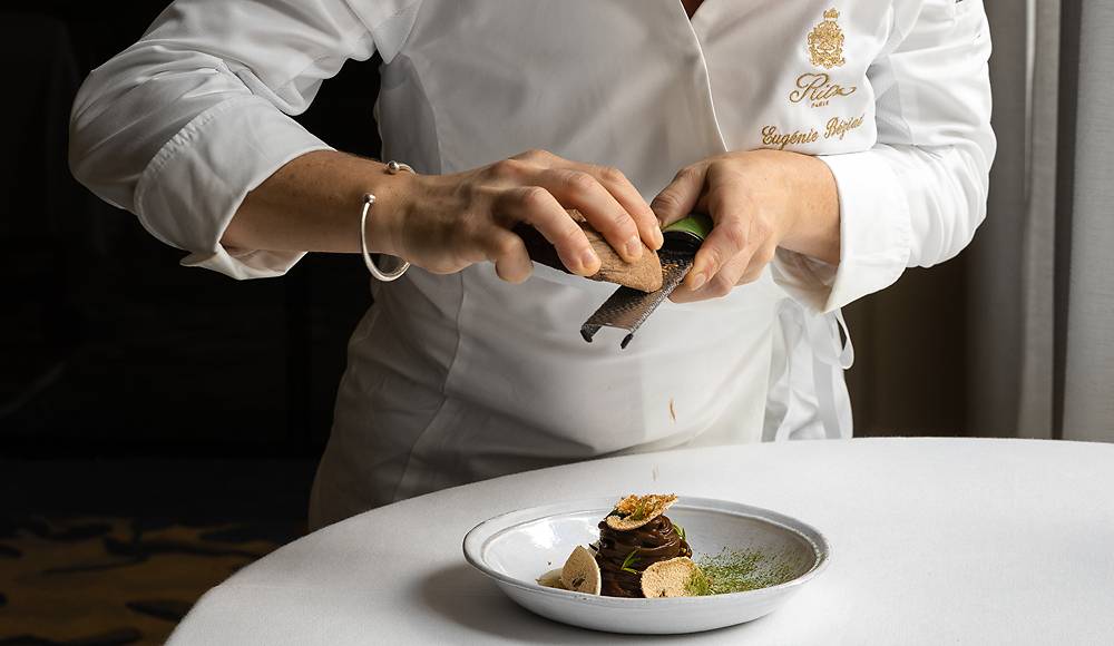 Plat par Eugénie Béziat au Restaurant Espadon