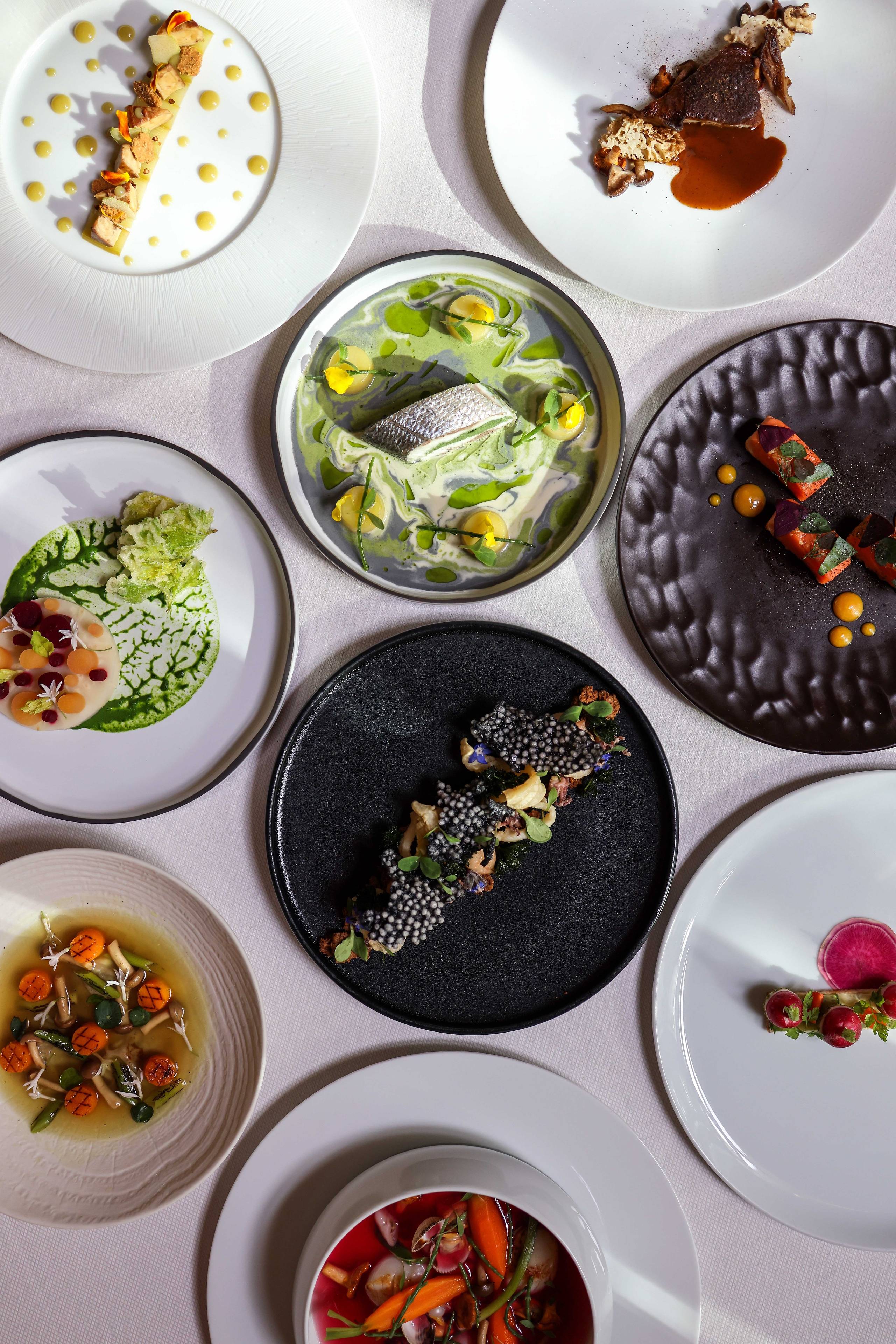 Colourful seasonal dishes