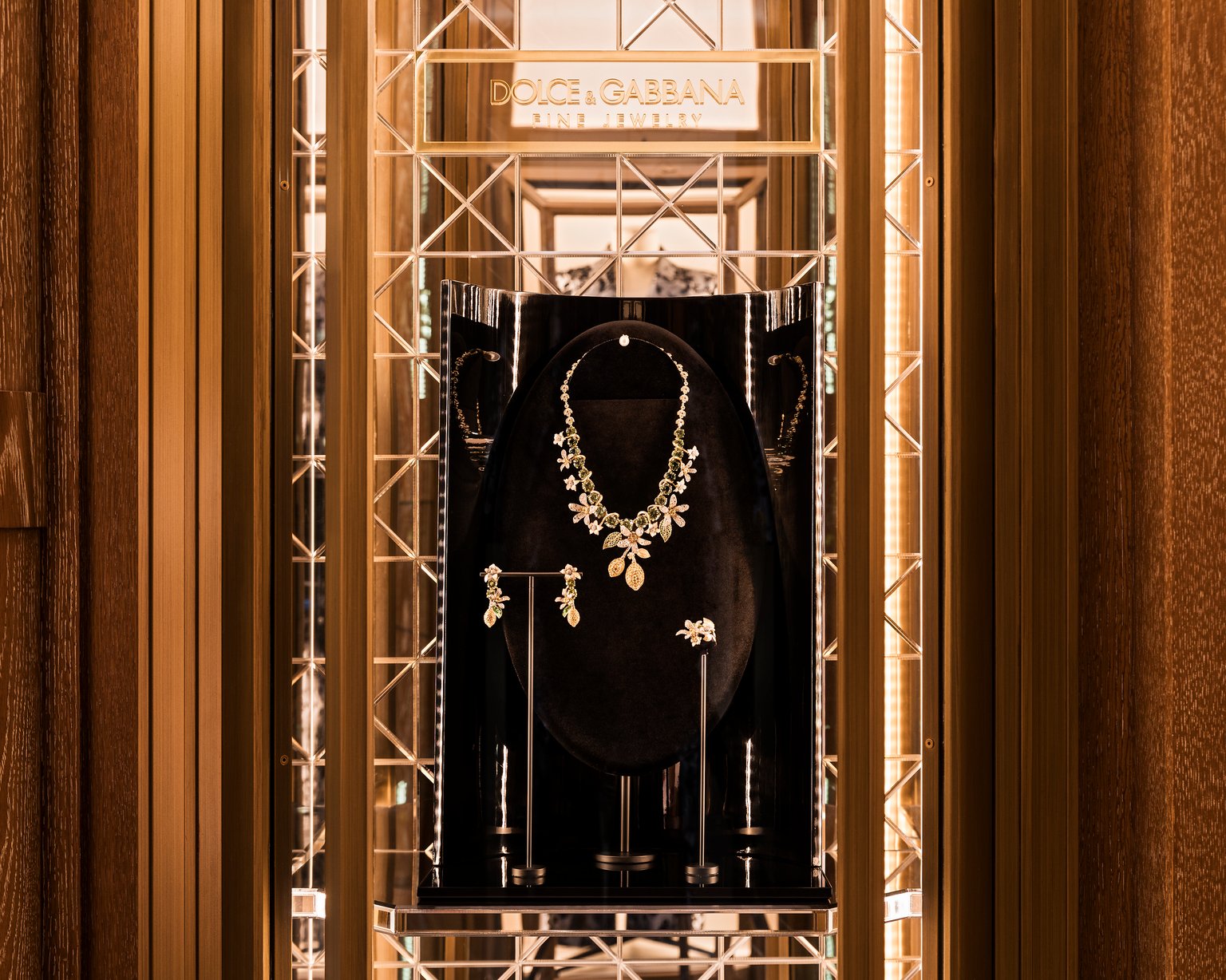 Panneau boutique Dolce&Gabbana au Ritz Paris