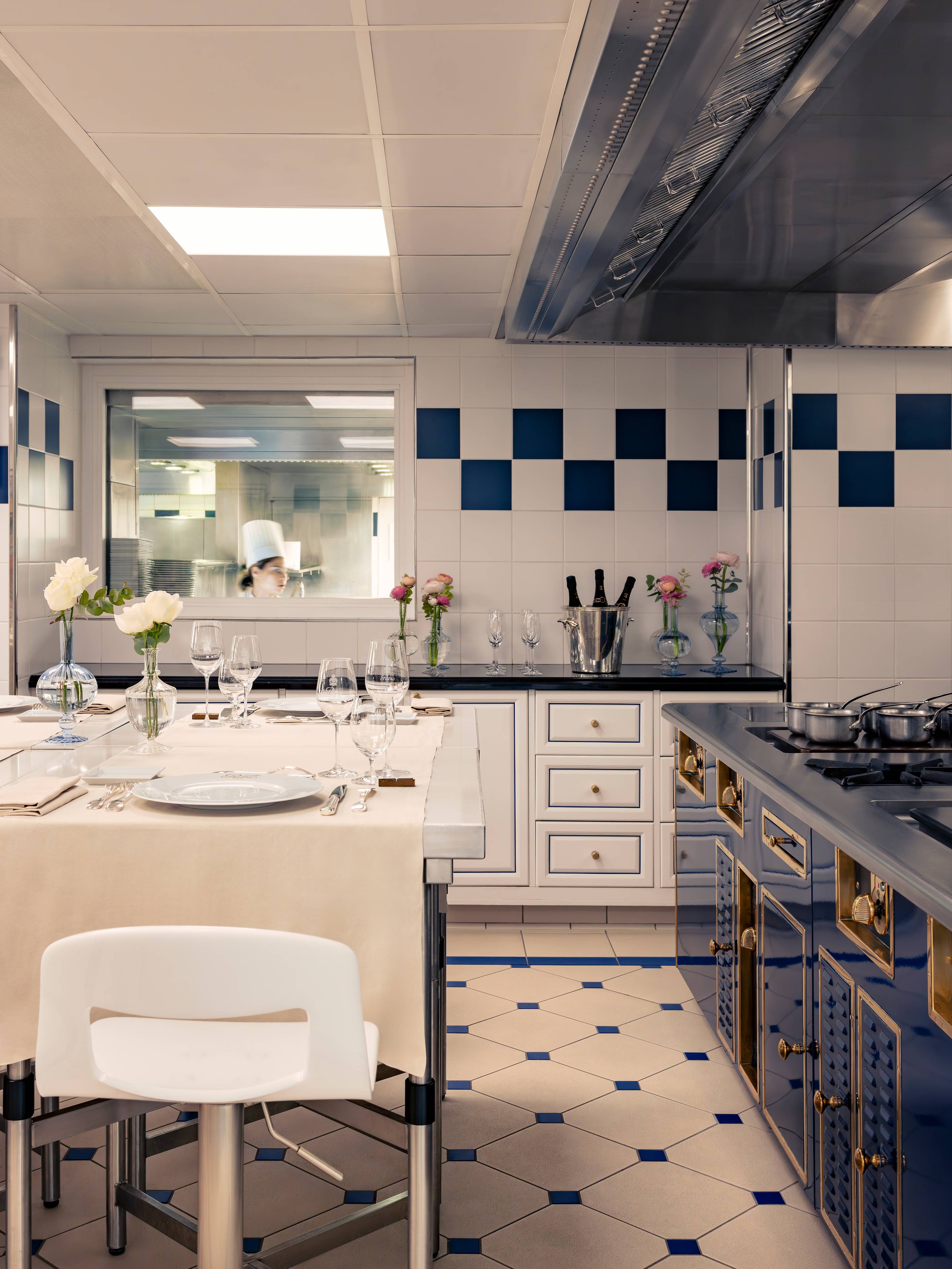 Welcome area of the Ecole Ritz Escoffier