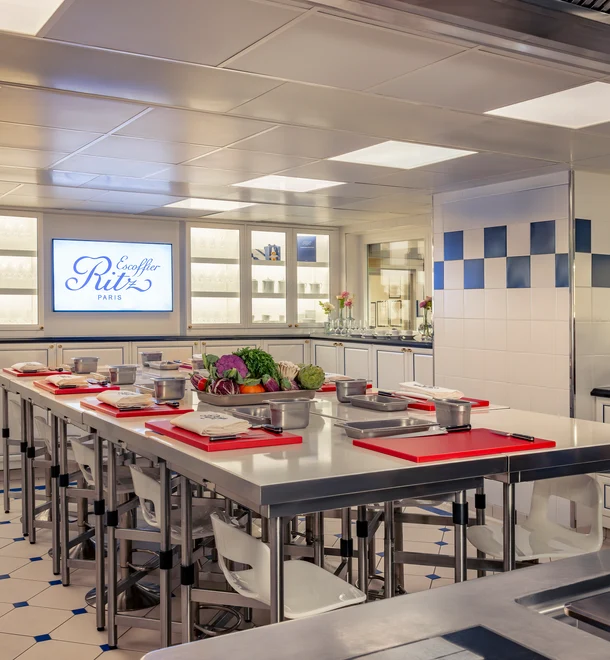 Coquelin kitchen at the Ecole Ritz Escoffier