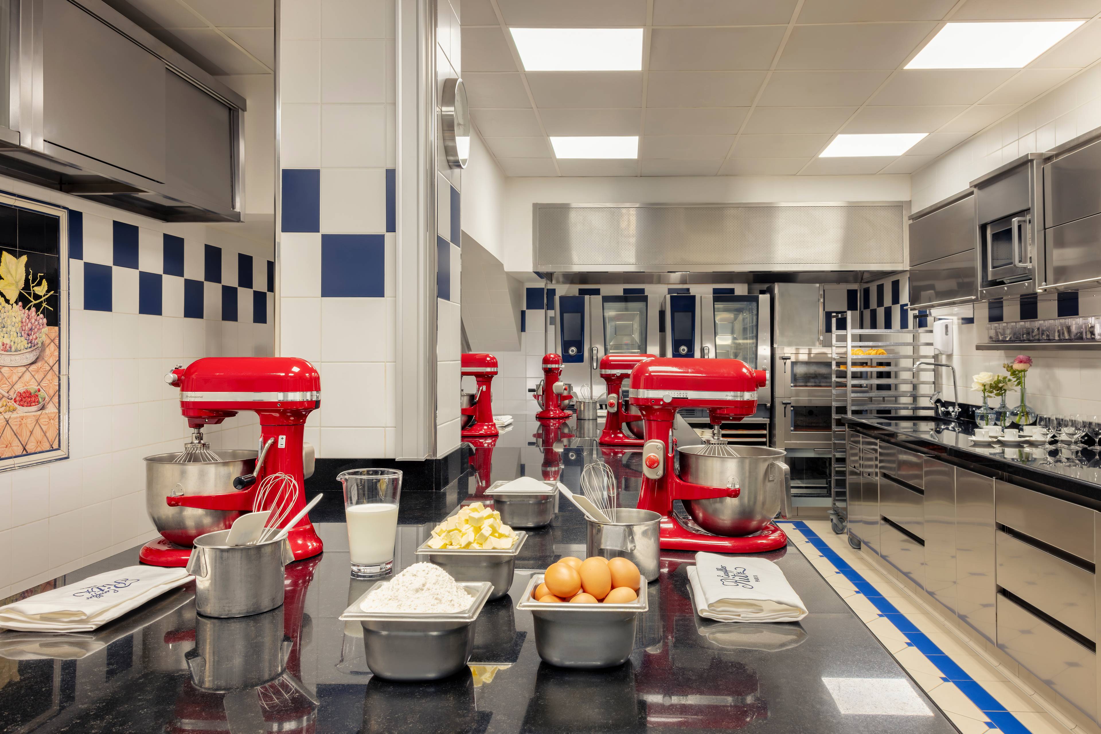 Melba kitchen at the Ecole Ritz Escoffier